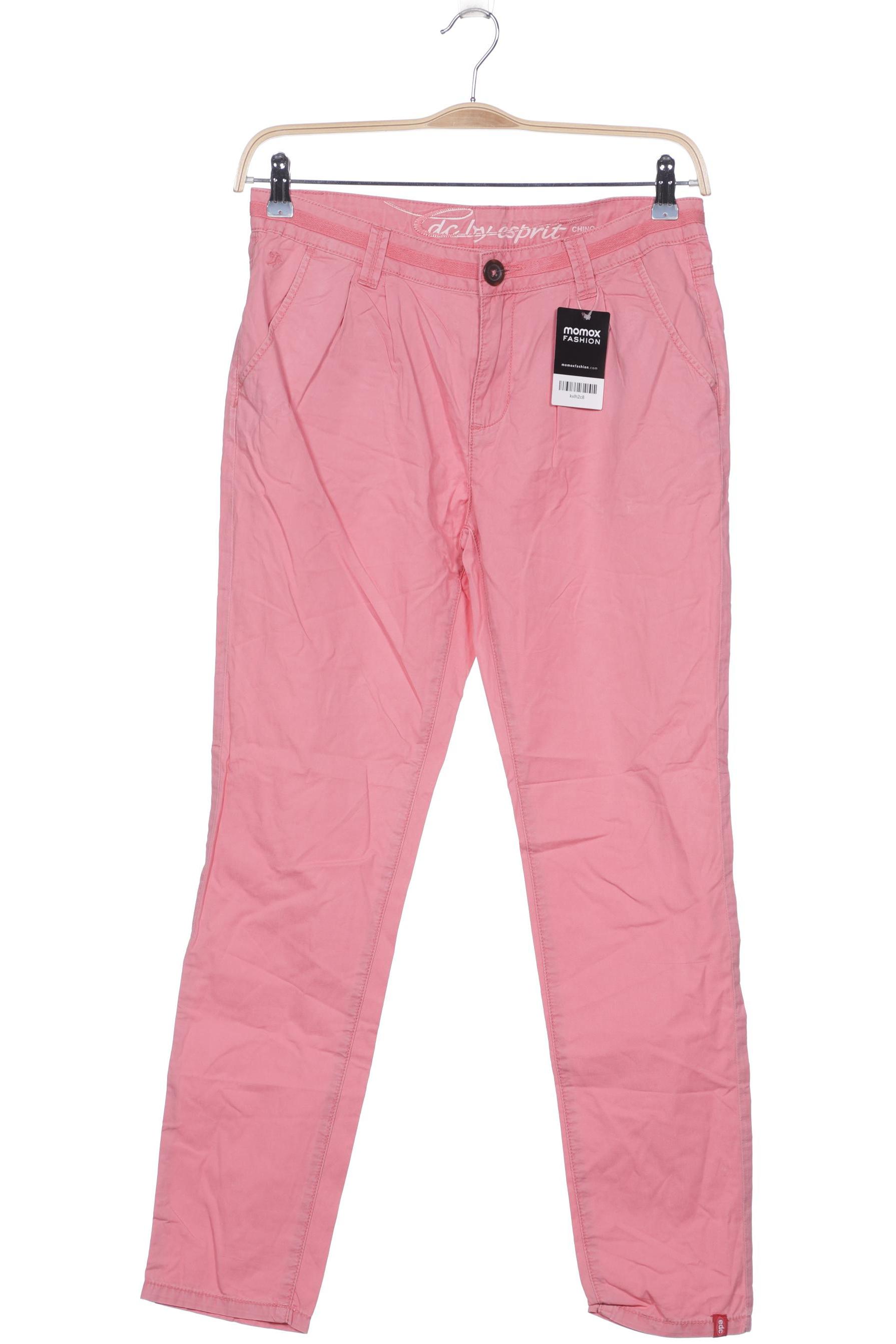 

edc by Esprit Damen Stoffhose, pink, Gr. 34