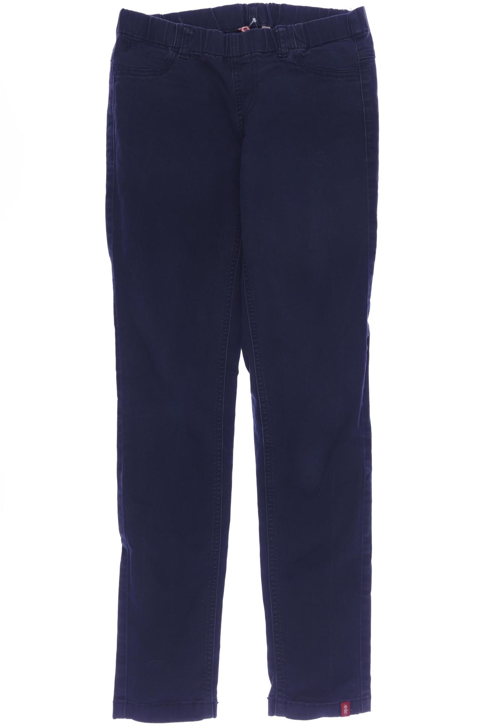 

edc by Esprit Damen Stoffhose, marineblau, Gr. 38