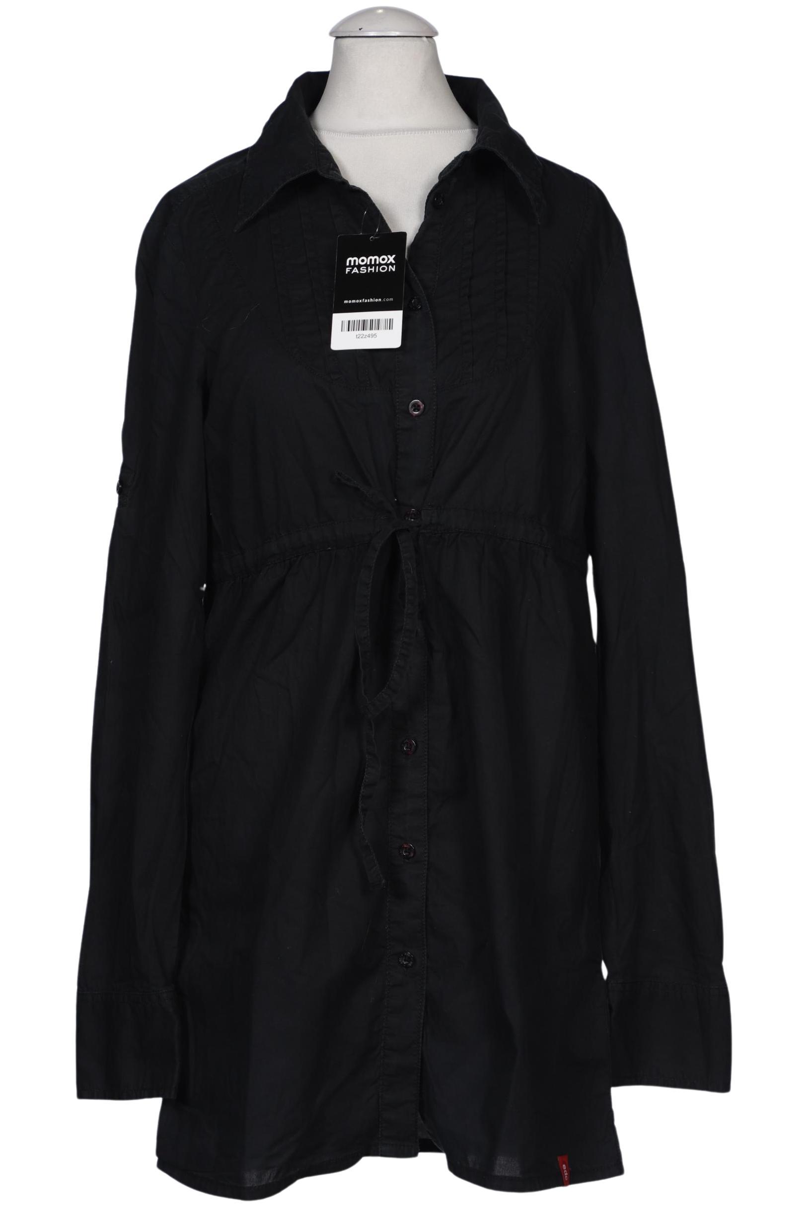 

edc by Esprit Damen Bluse, schwarz, Gr. 36