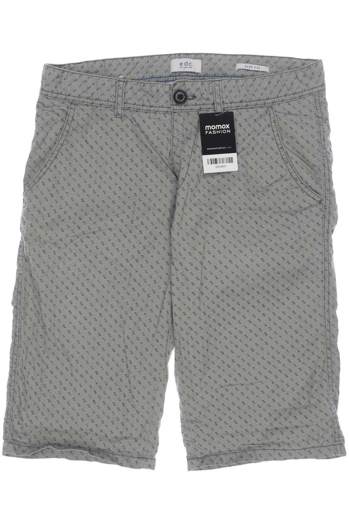 

edc by Esprit Herren Shorts, grün, Gr. 31