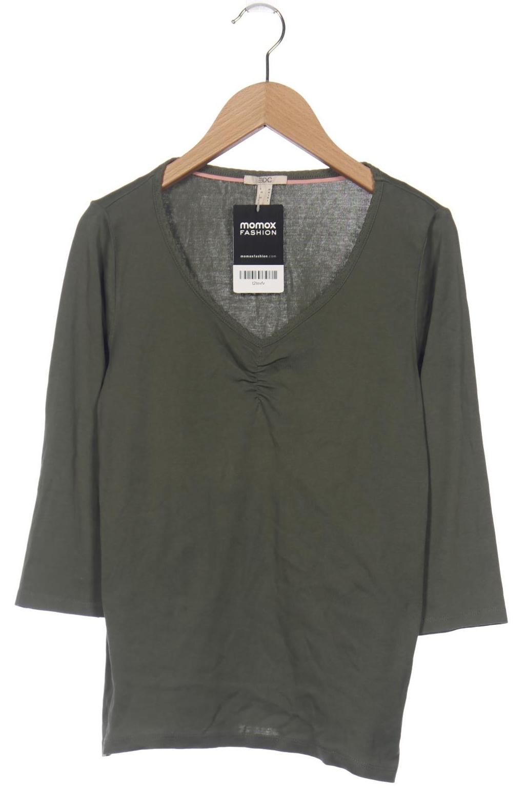 

edc by Esprit Damen Langarmshirt, grün