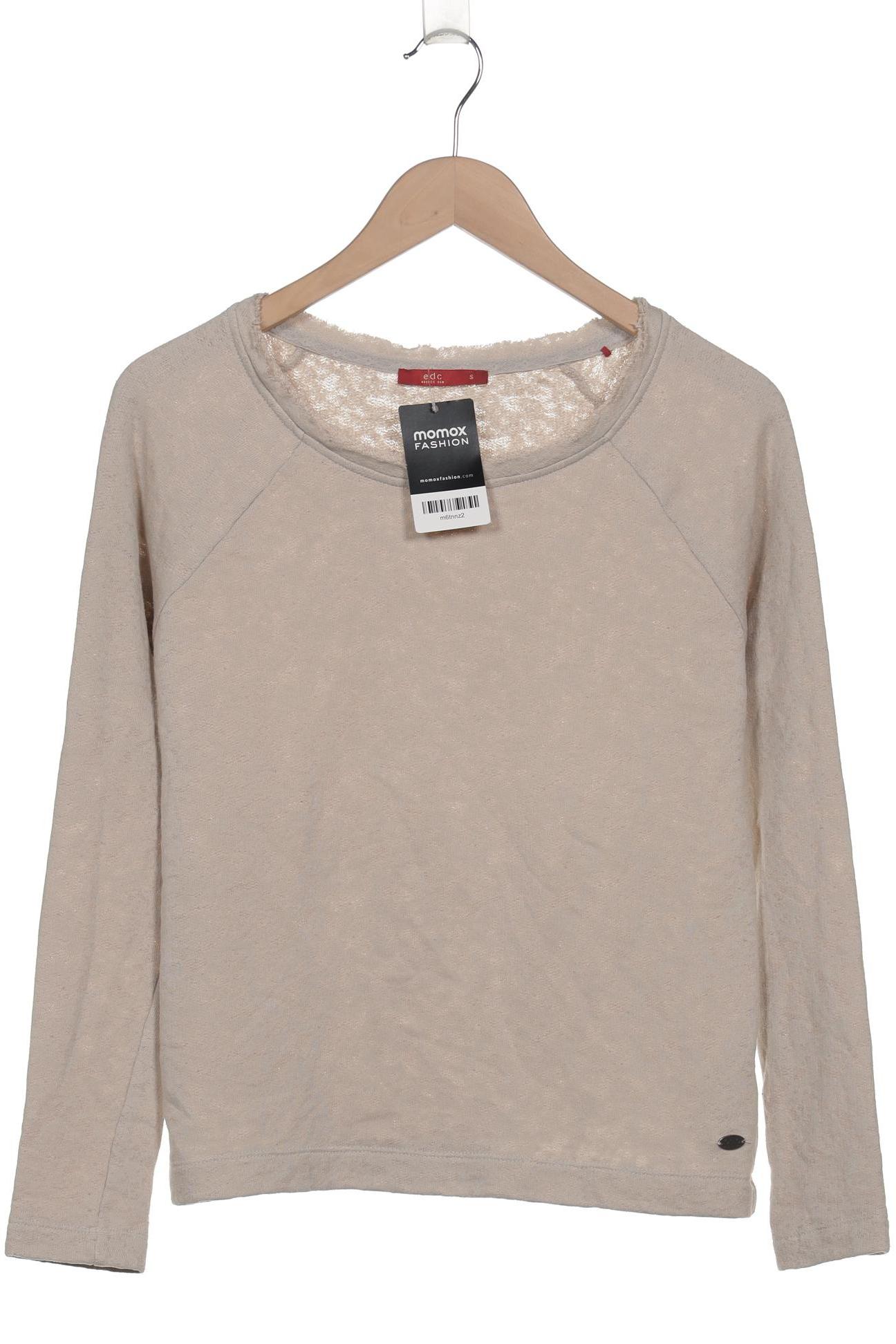 

edc by Esprit Damen Sweatshirt, beige, Gr. 36