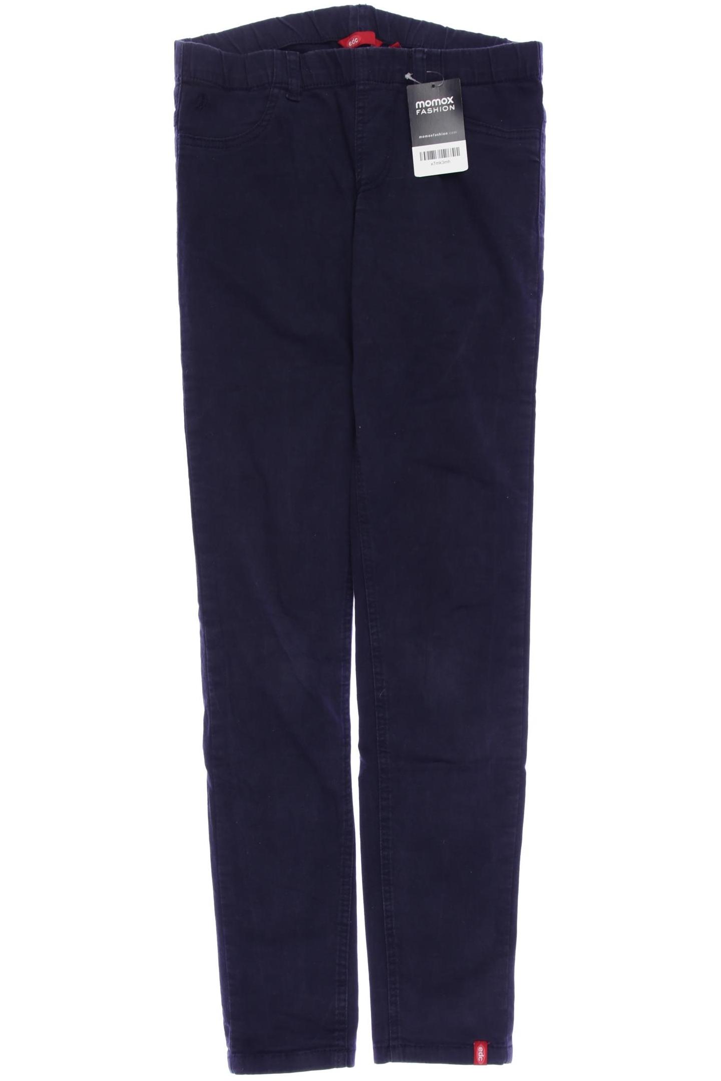 

edc by Esprit Damen Stoffhose, marineblau, Gr. 38