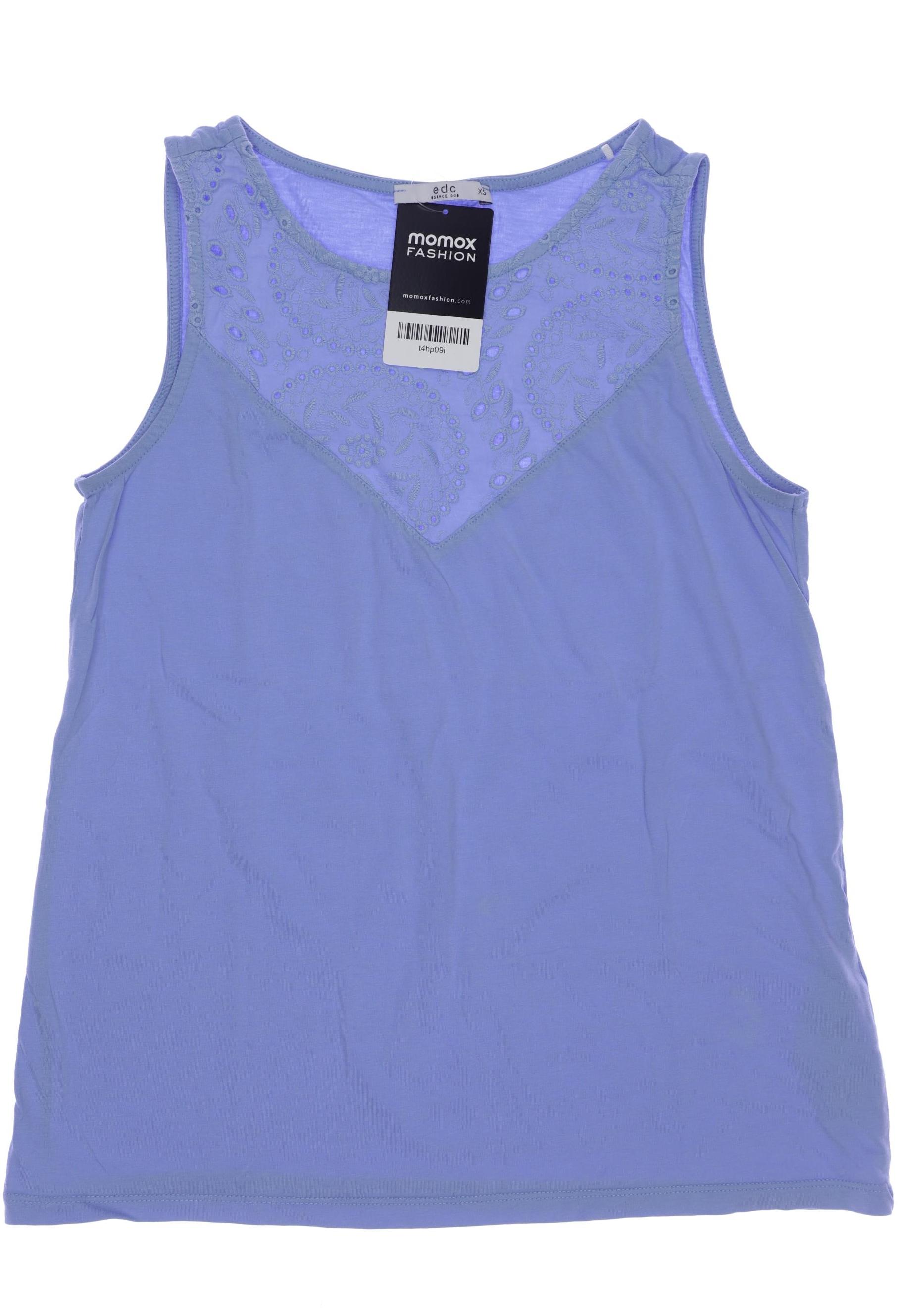 

edc by Esprit Damen Top, hellblau, Gr. 34