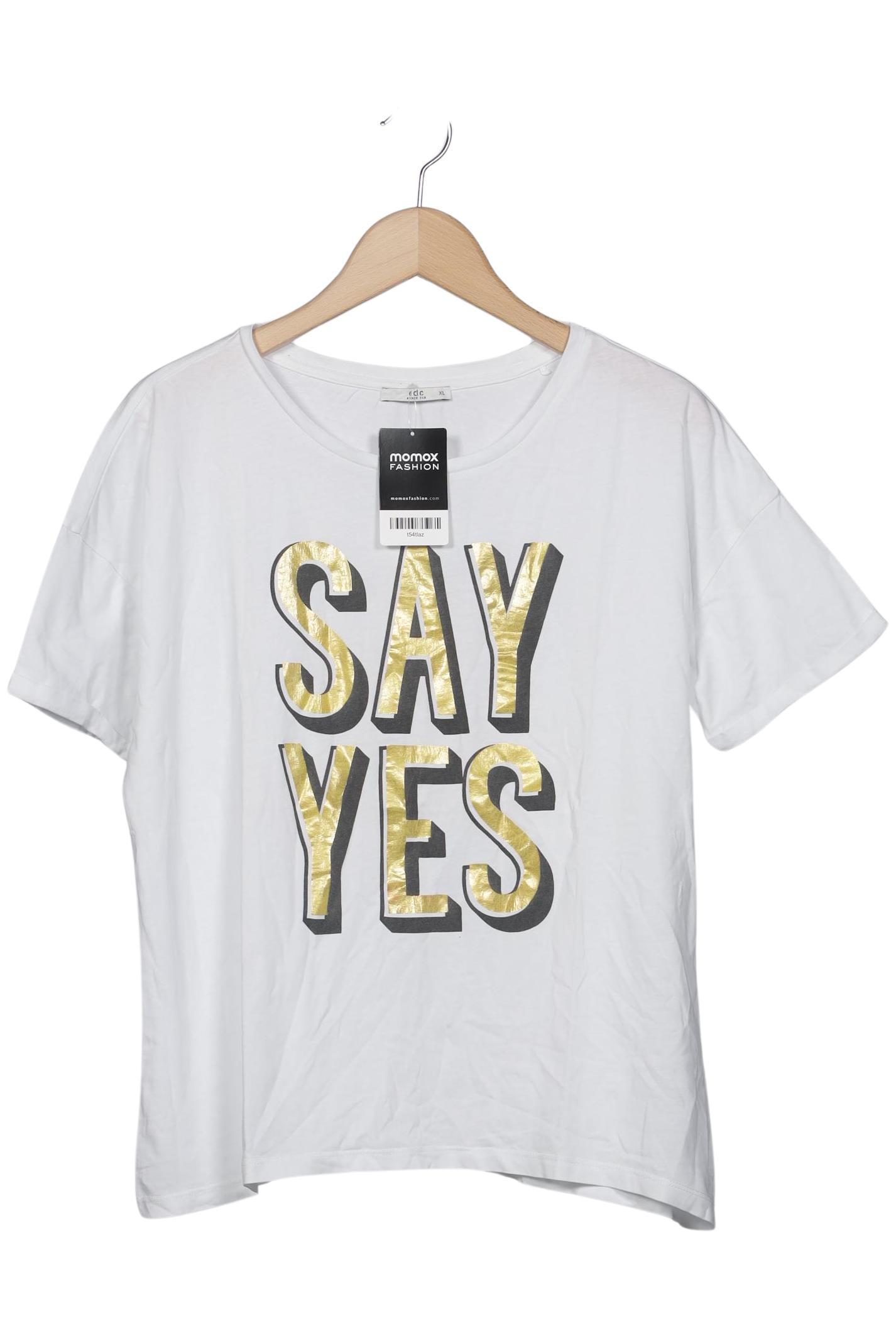 

edc by Esprit Damen T-Shirt, mehrfarbig, Gr. 44