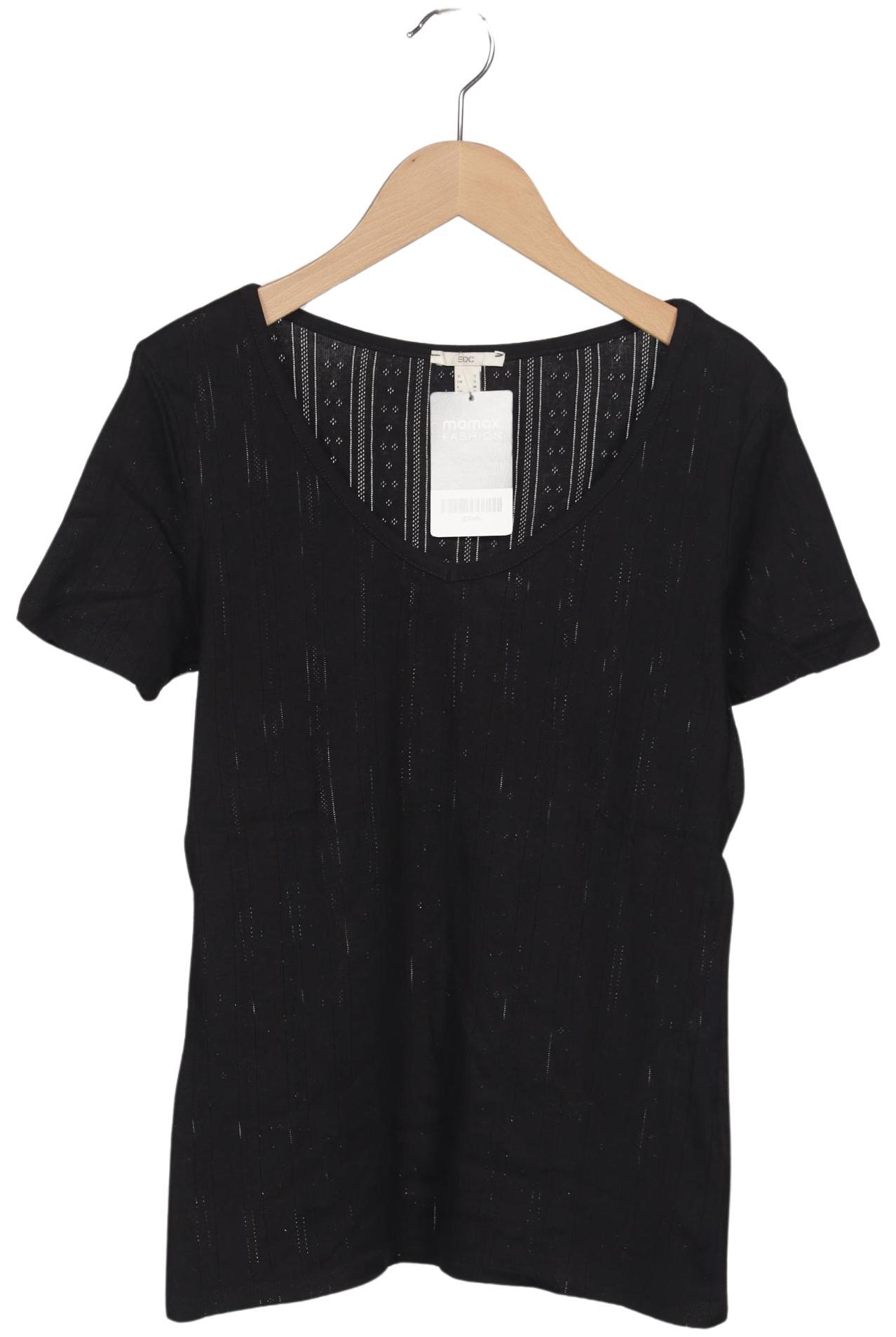 

edc by Esprit Damen T-Shirt, schwarz, Gr. 36