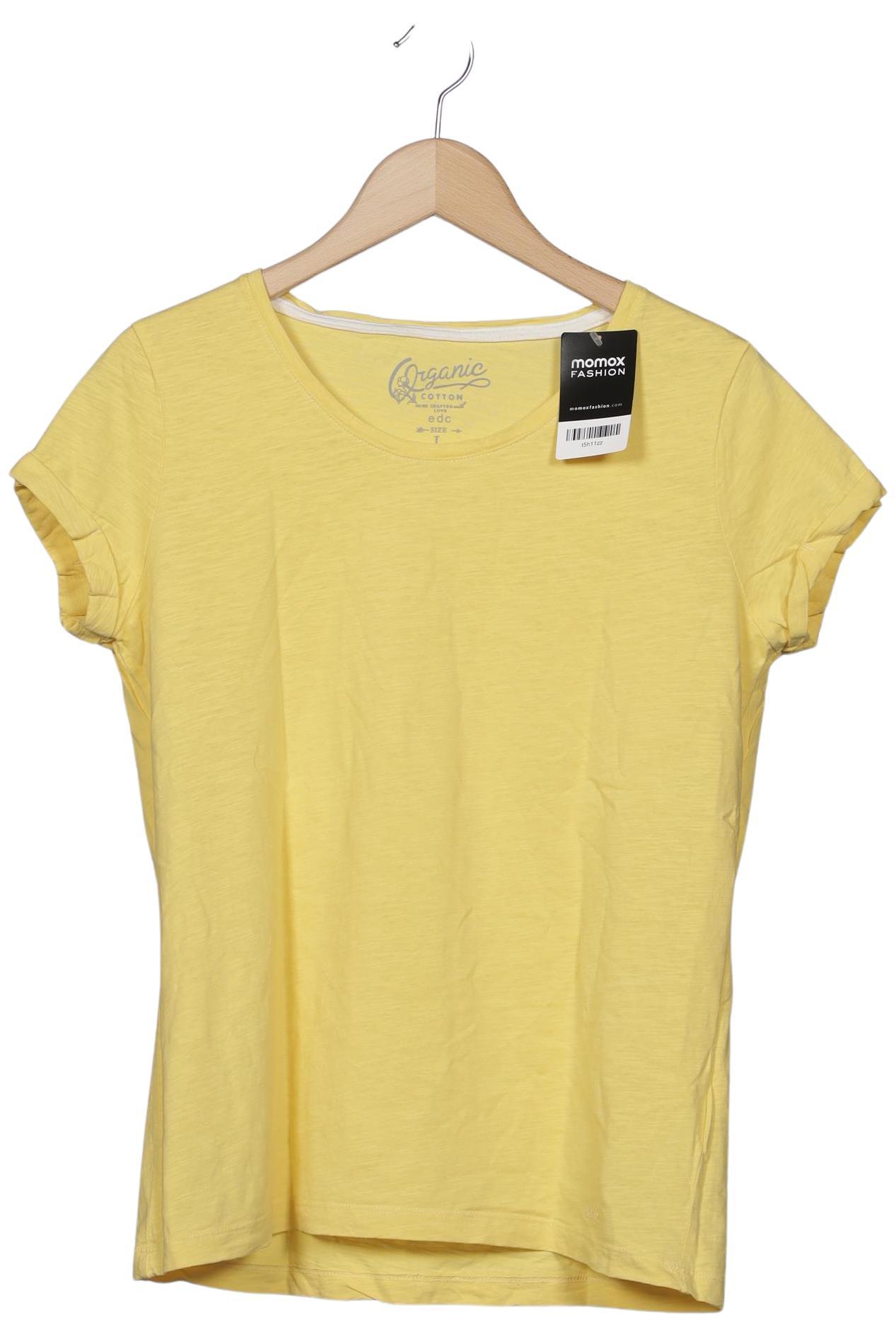 

edc by Esprit Damen T-Shirt, gelb, Gr. 42