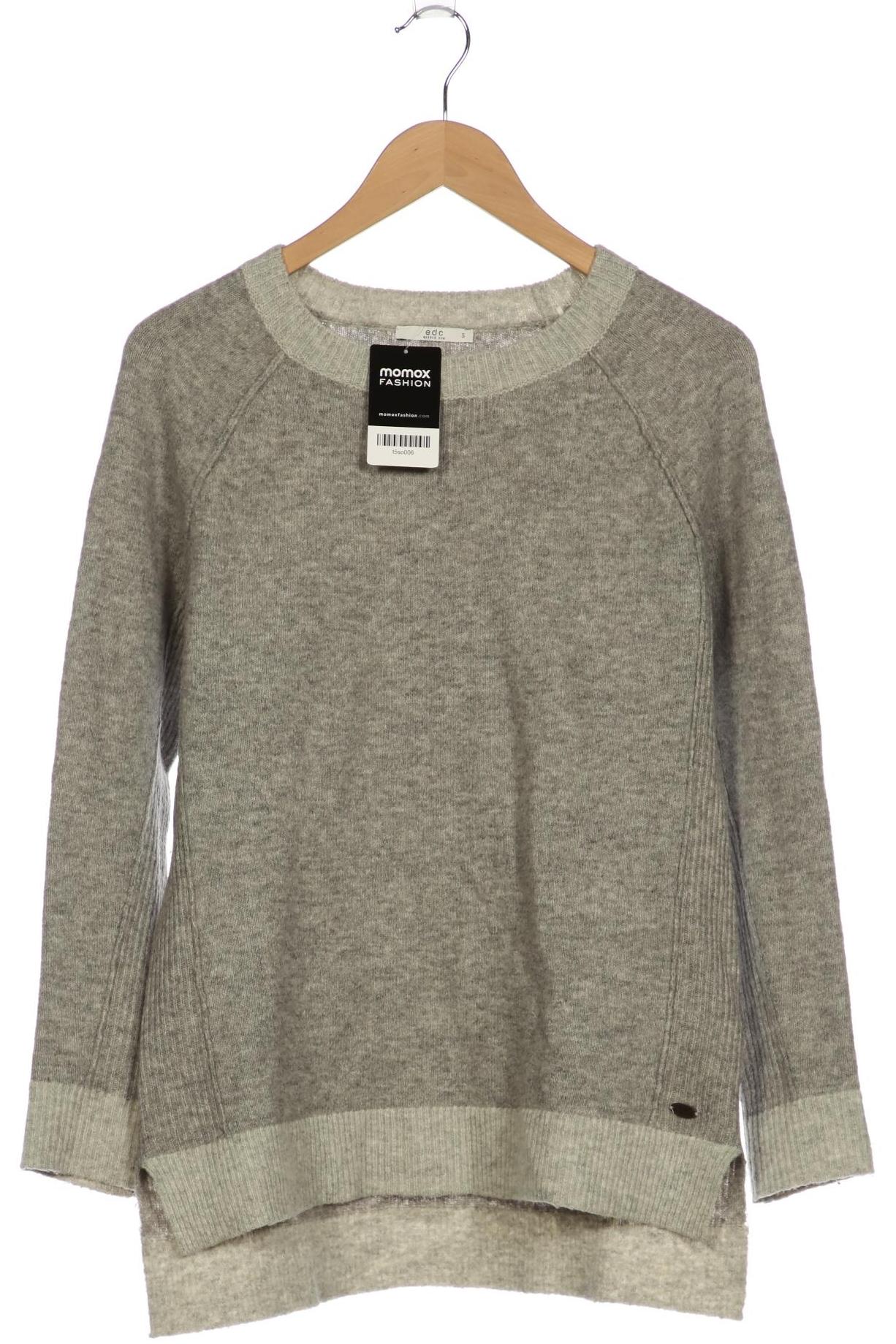 

edc by Esprit Damen Pullover, grau, Gr. 36