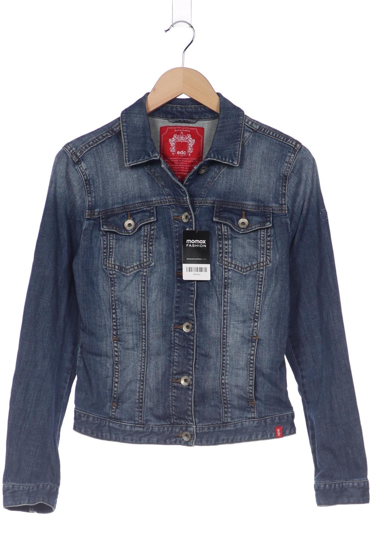 

edc by Esprit Damen Jacke, blau, Gr. 44