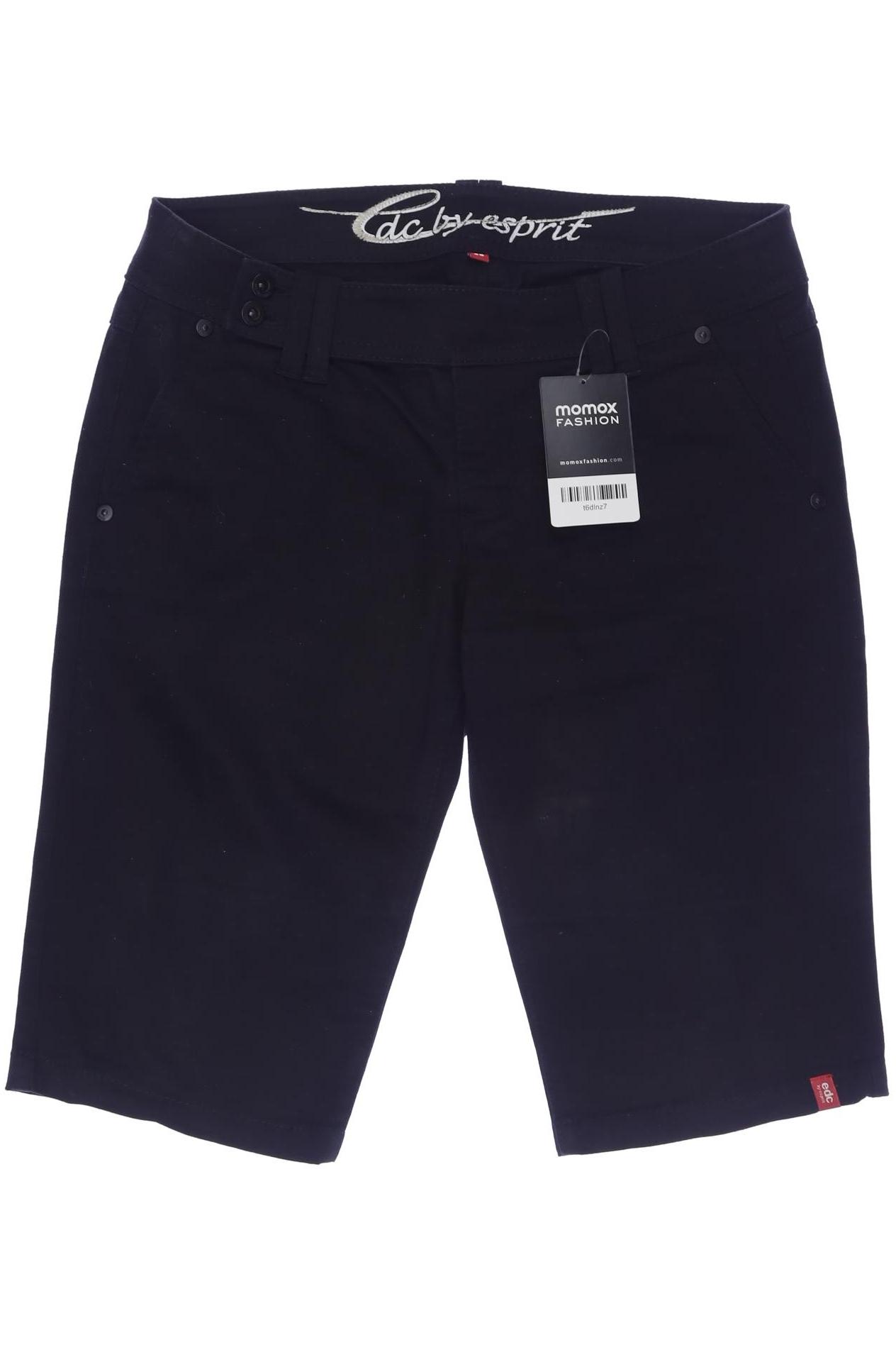 

edc by Esprit Damen Shorts, schwarz, Gr. 36