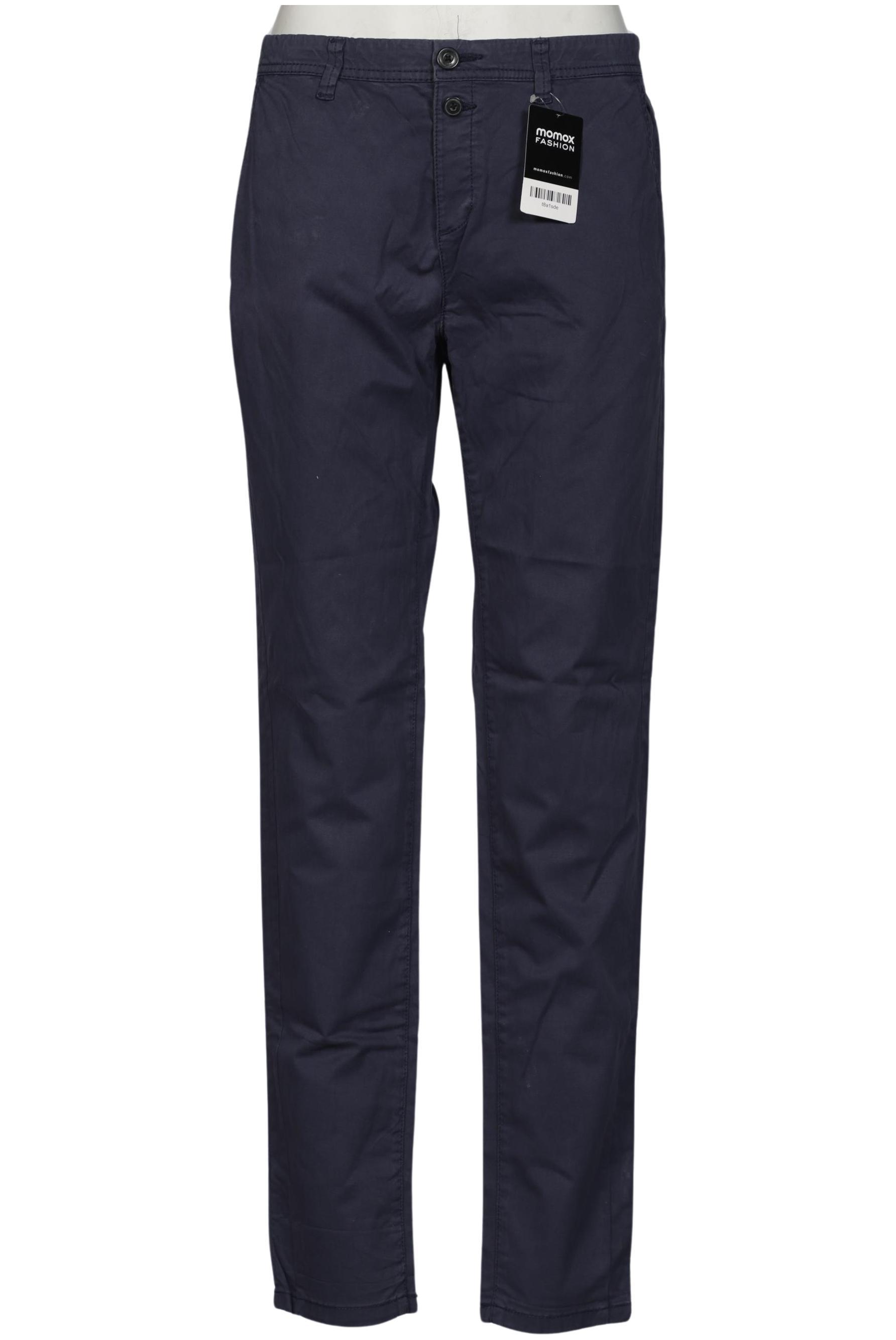 

edc by Esprit Damen Stoffhose, marineblau, Gr. 40
