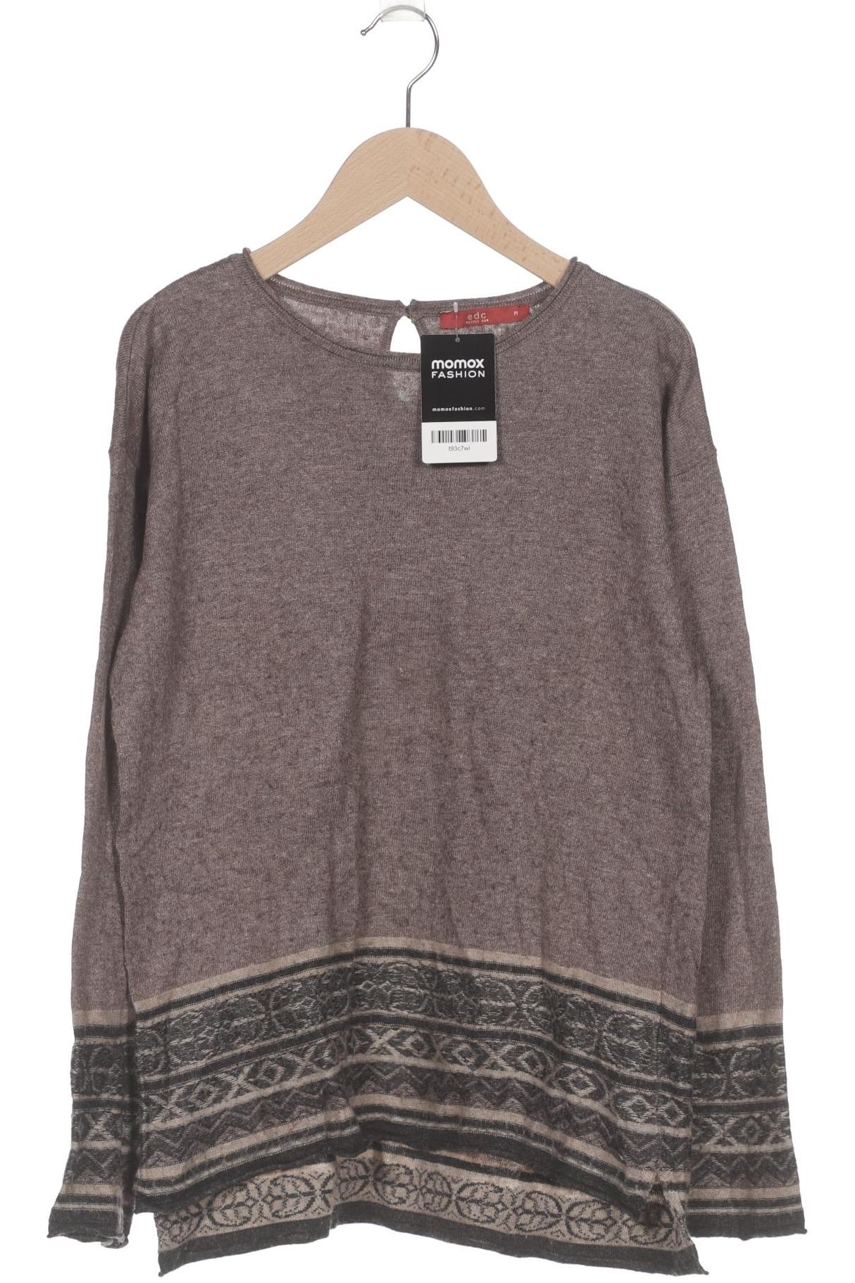 

edc by Esprit Damen Pullover, braun, Gr. 38