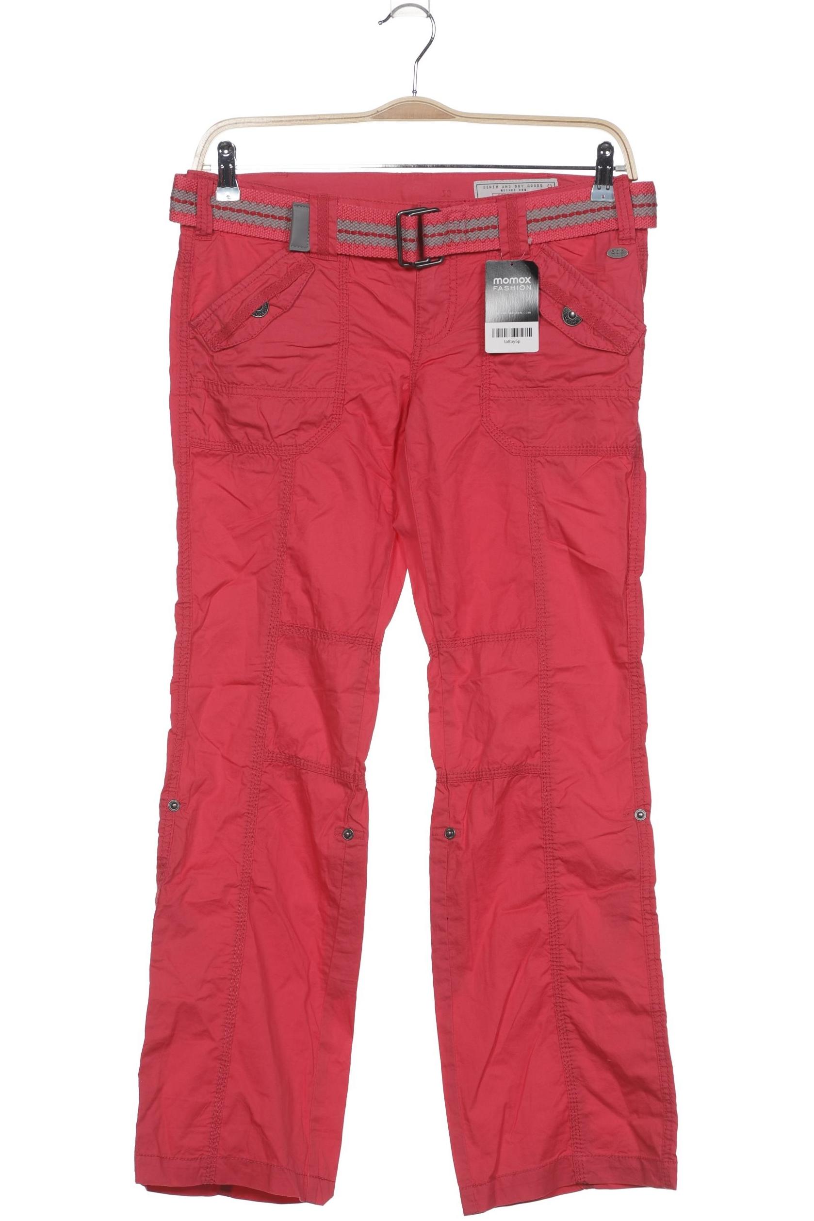 

edc by Esprit Damen Stoffhose, pink, Gr. 38