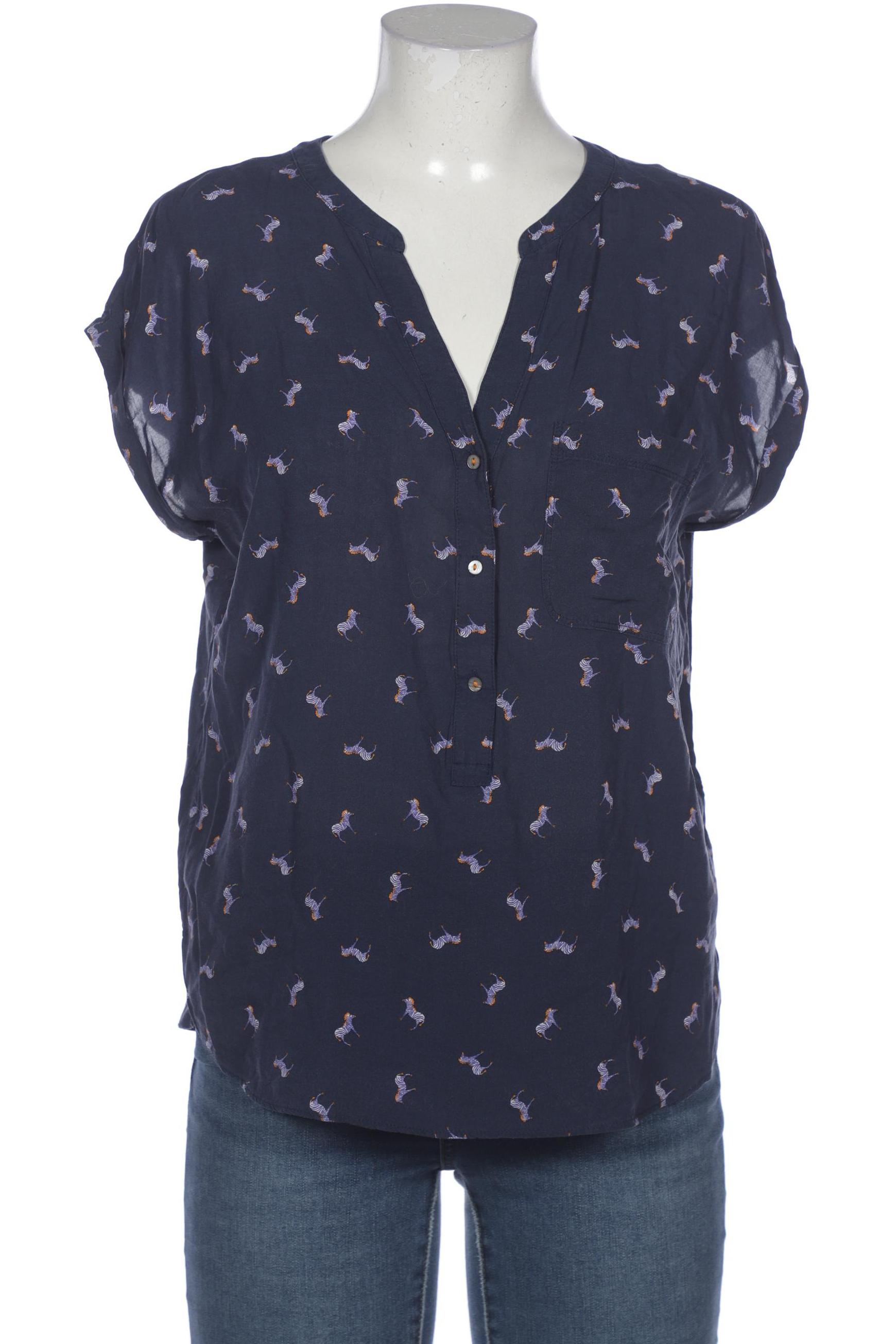 

edc by Esprit Damen Bluse, marineblau, Gr. 42