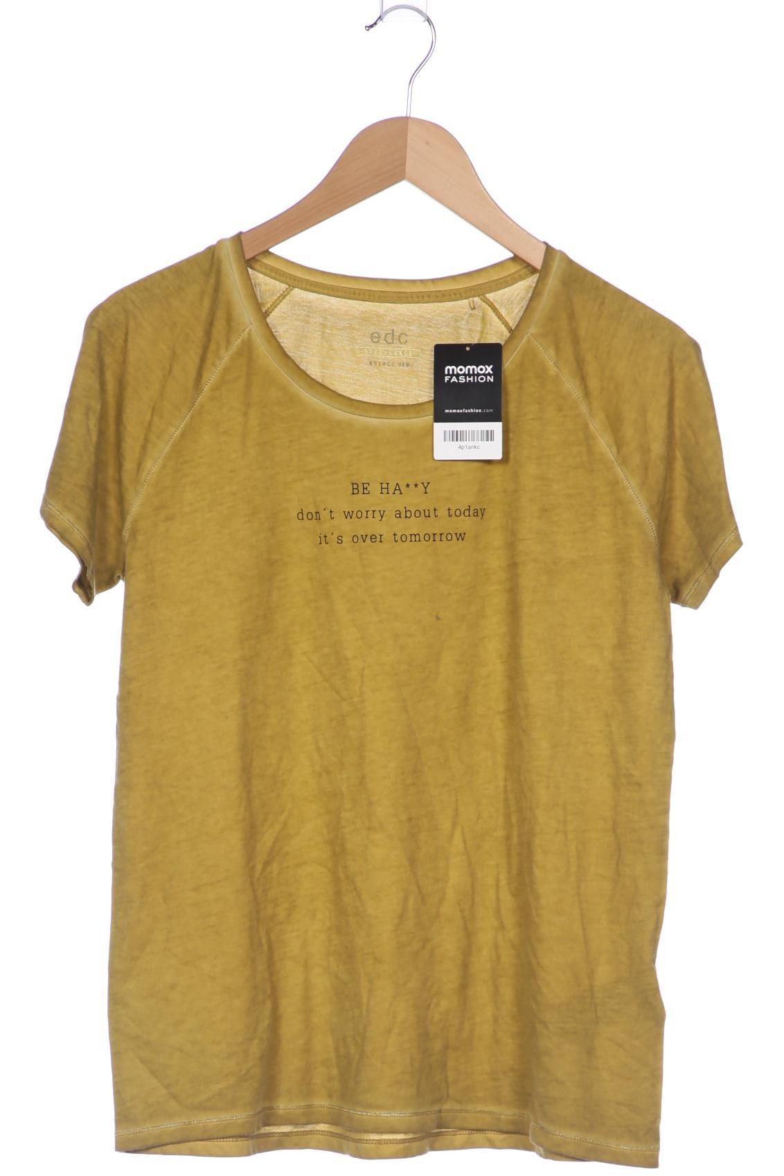 

edc by Esprit Damen T-Shirt, gelb, Gr. 42