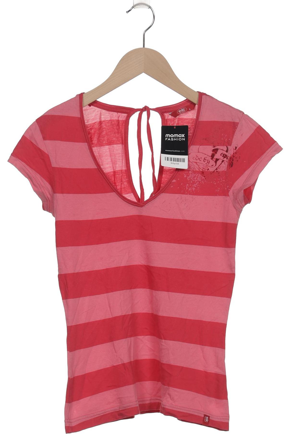 

edc by Esprit Damen T-Shirt, rot, Gr. 36