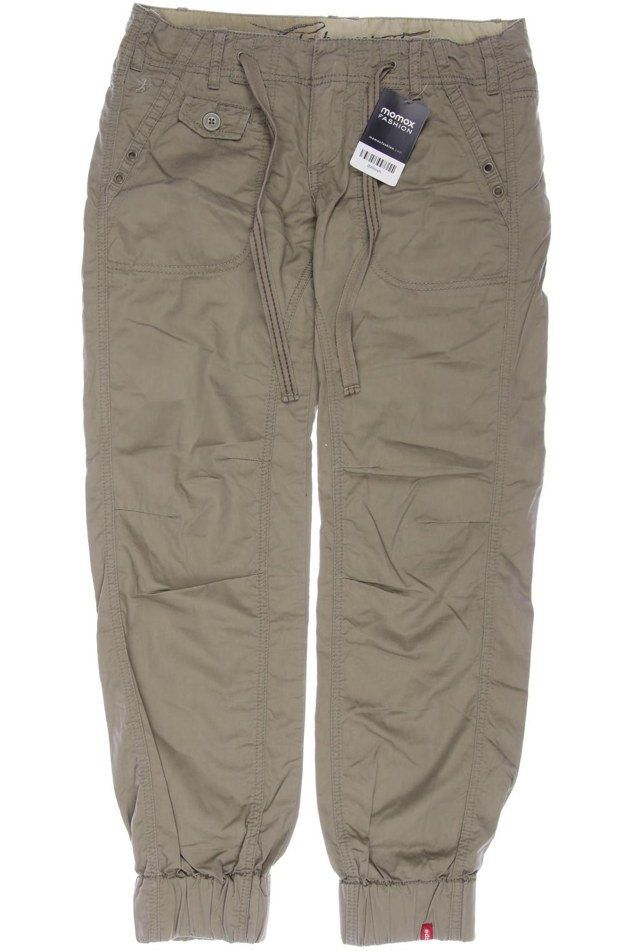 

edc by Esprit Damen Stoffhose, beige