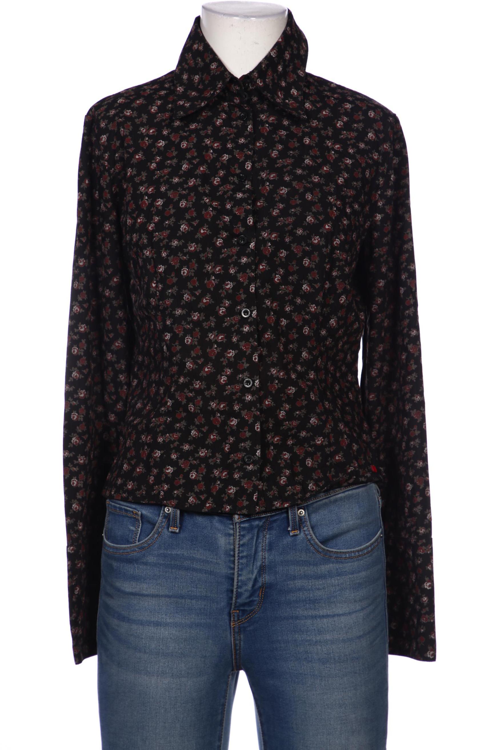 

edc by Esprit Damen Bluse, schwarz, Gr. 36