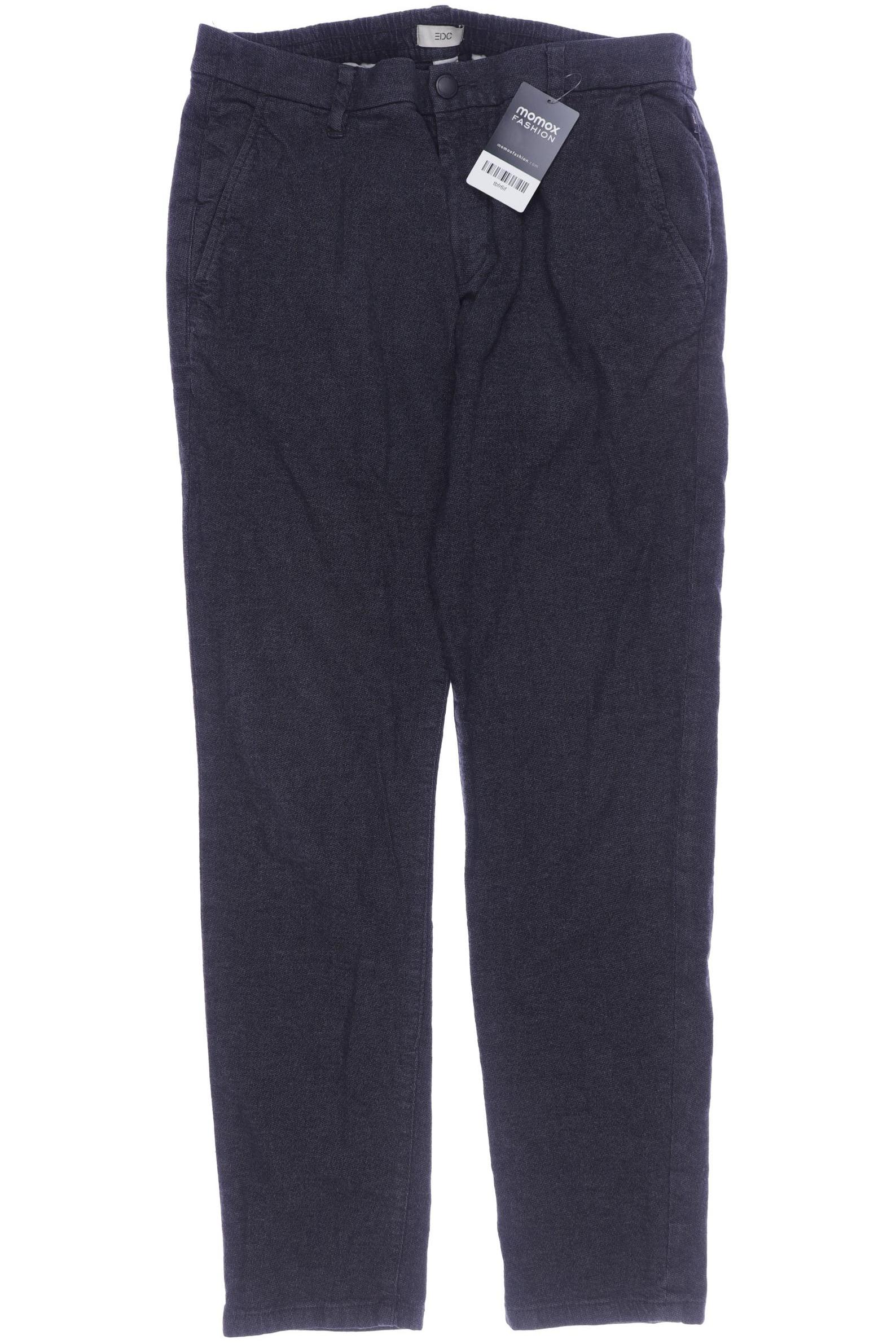 

edc by Esprit Herren Stoffhose, schwarz, Gr. 32