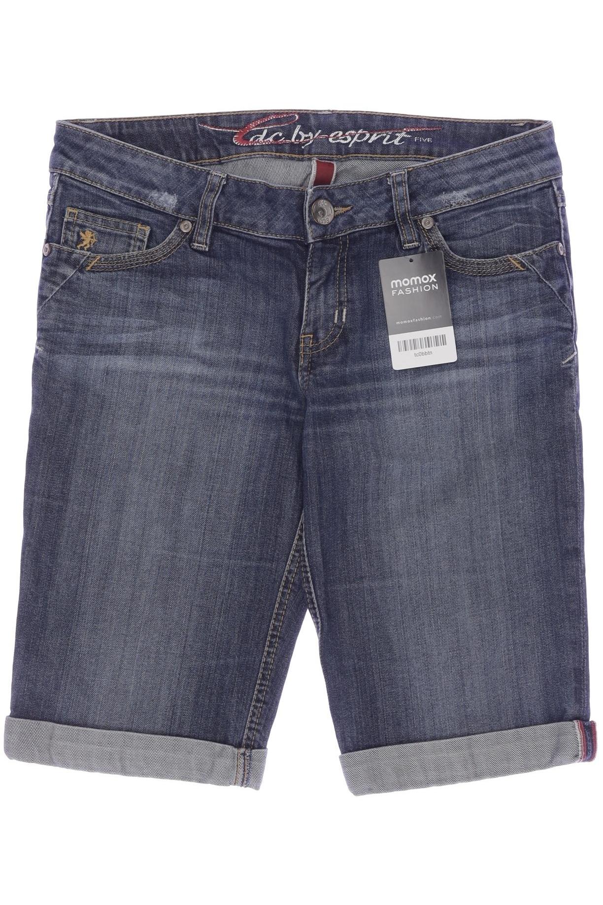 

edc by Esprit Damen Shorts, blau, Gr. 28