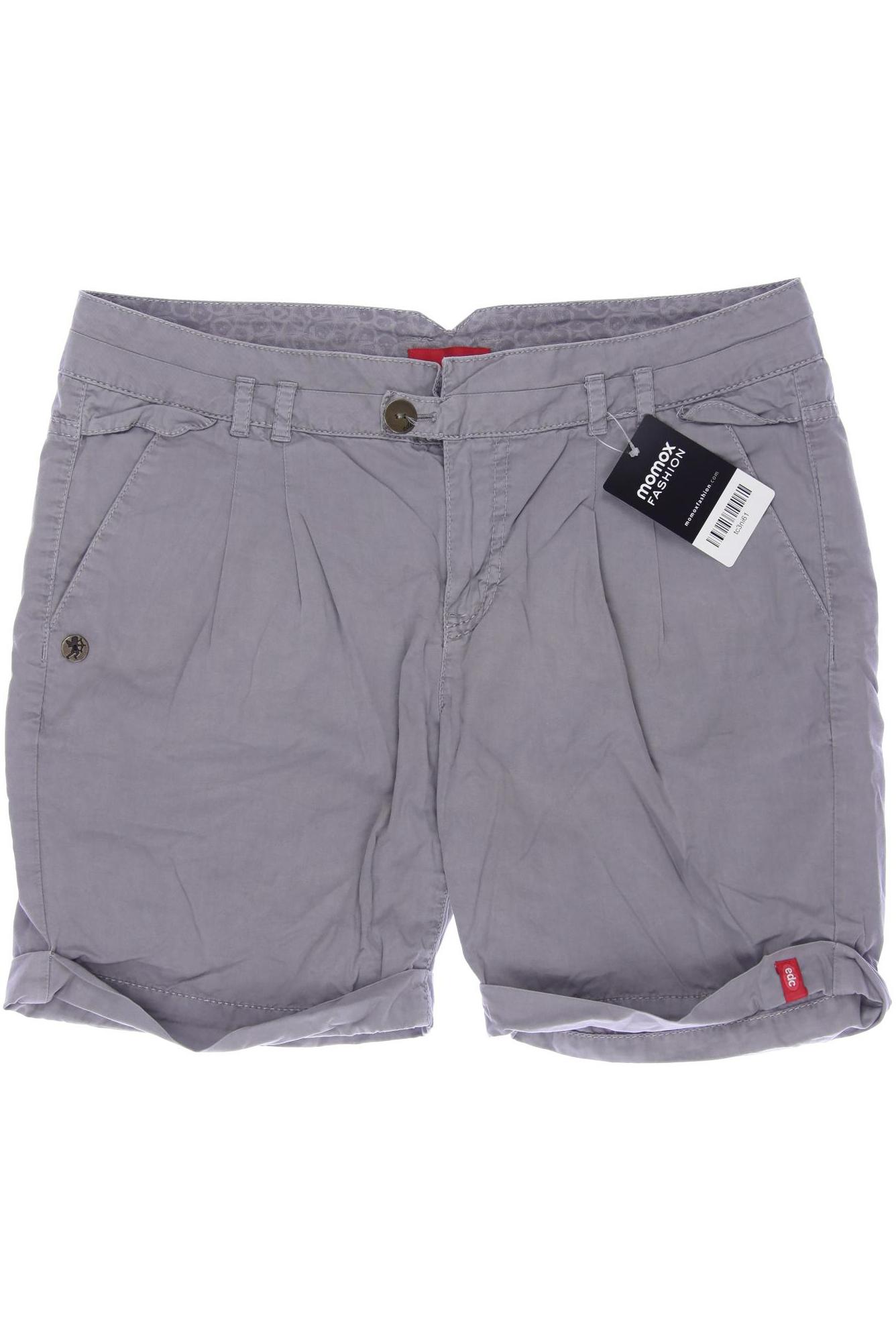 

edc by Esprit Damen Shorts, grau, Gr. 36