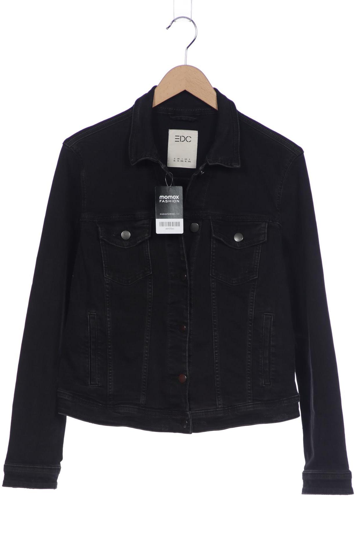

edc by Esprit Damen Jacke, schwarz, Gr. 44