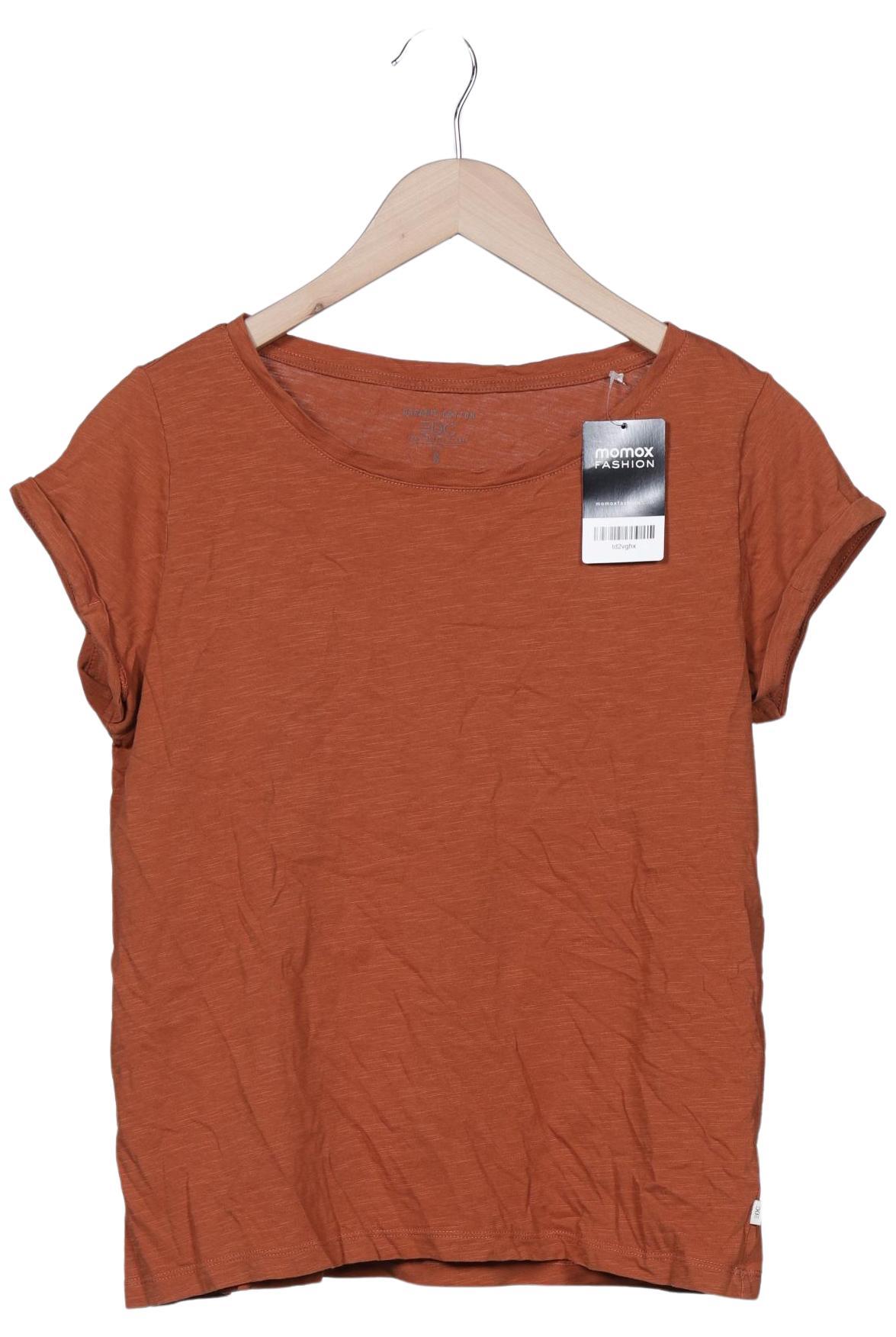 

edc by Esprit Damen T-Shirt, braun, Gr. 36