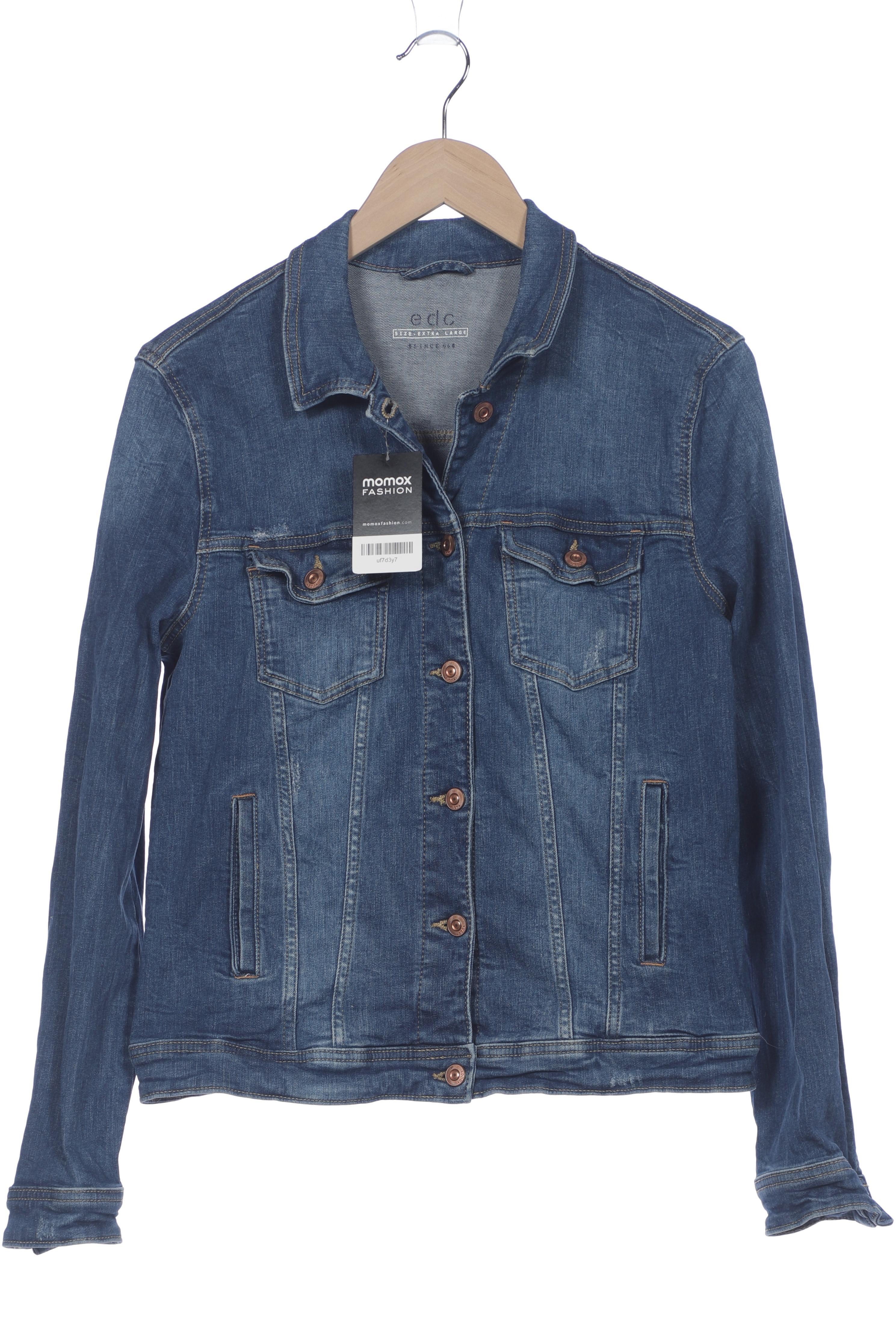 

edc by Esprit Damen Jacke, blau, Gr. 44