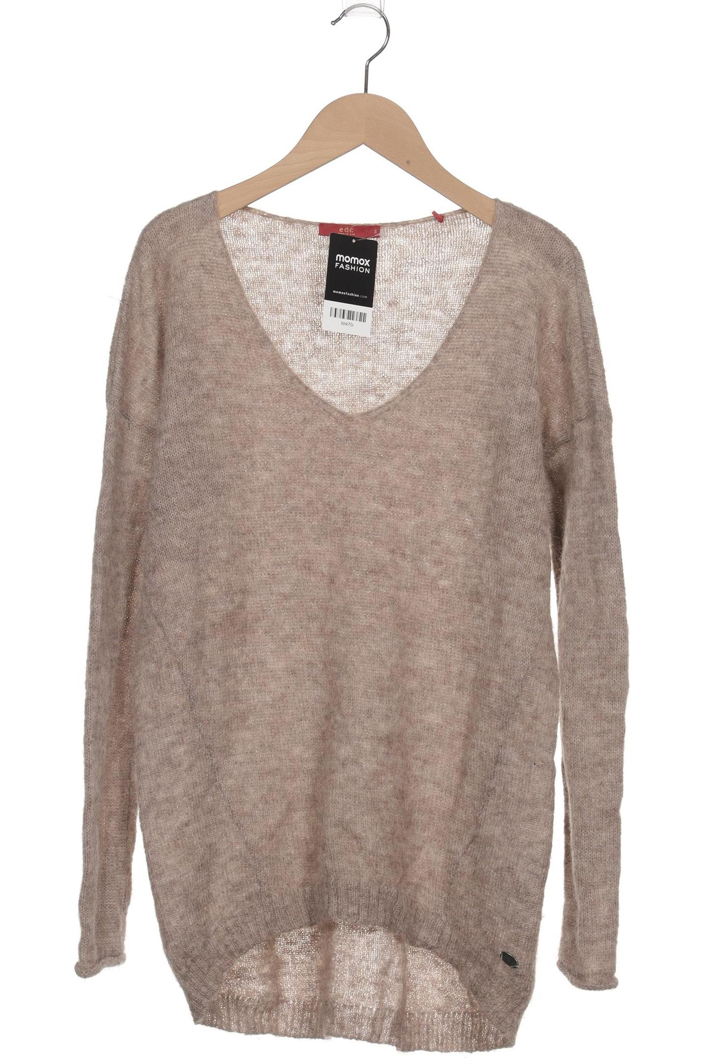 

edc by Esprit Damen Pullover, beige, Gr. 36