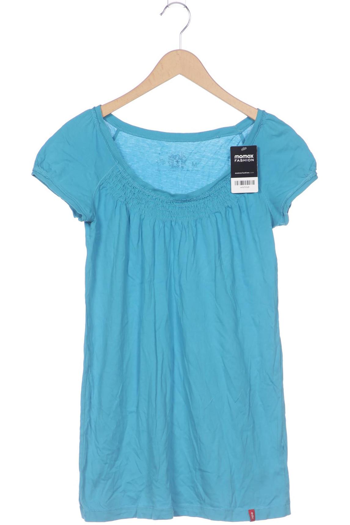

edc by Esprit Damen T-Shirt, blau, Gr. 38