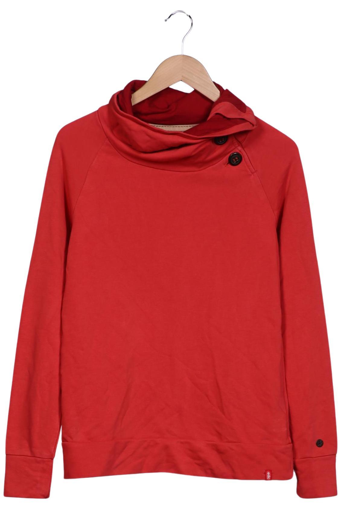 

edc by Esprit Damen Sweatshirt, rot, Gr. 38