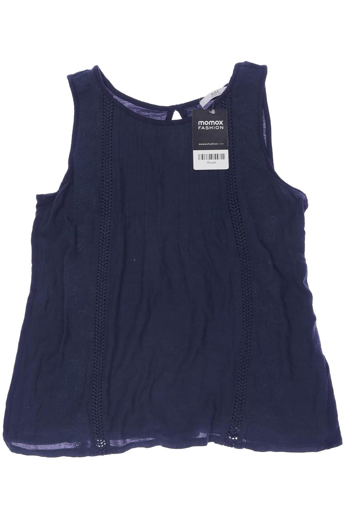 

edc by Esprit Damen Top, marineblau, Gr. 34