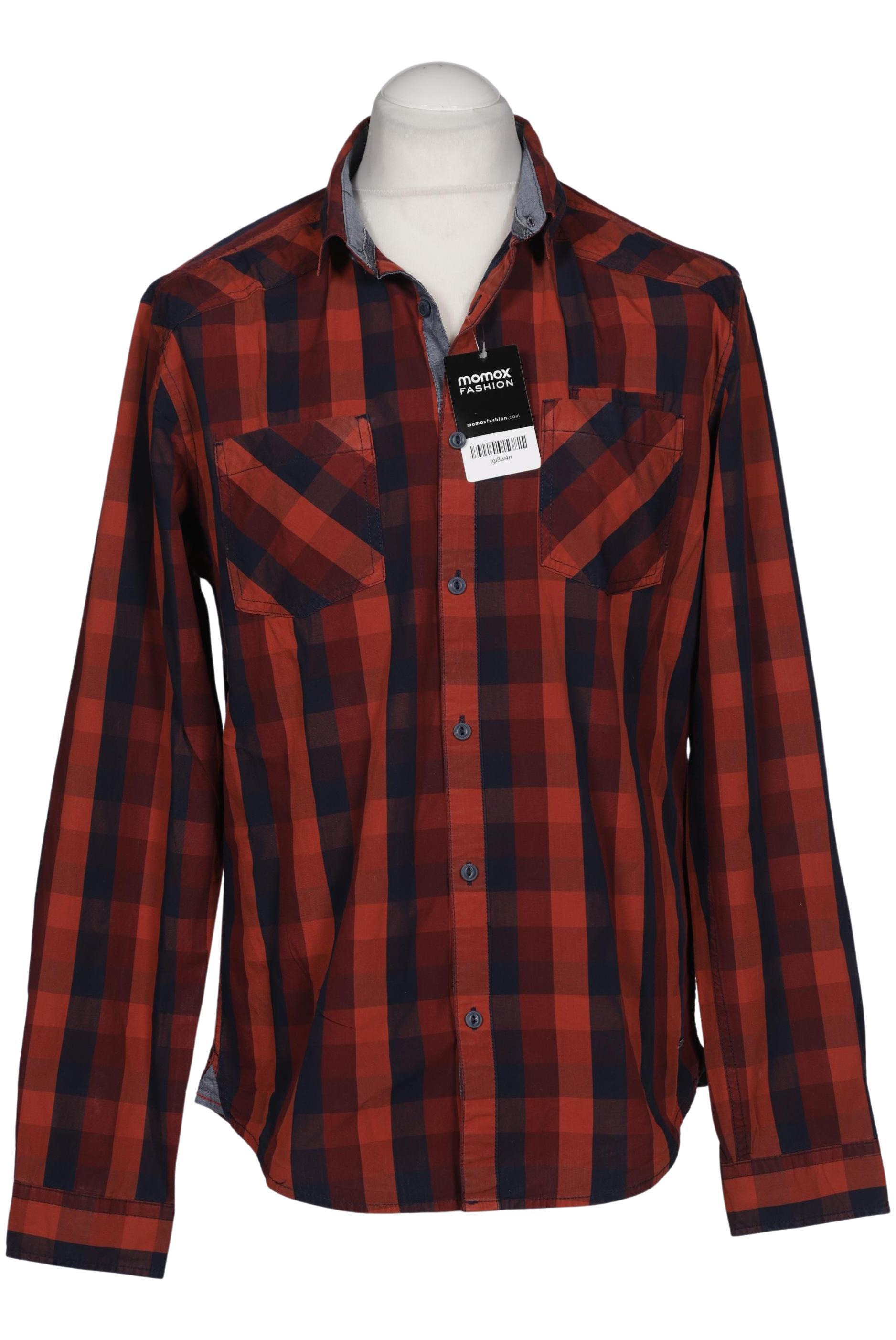 

edc by Esprit Herren Hemd, orange, Gr. 52