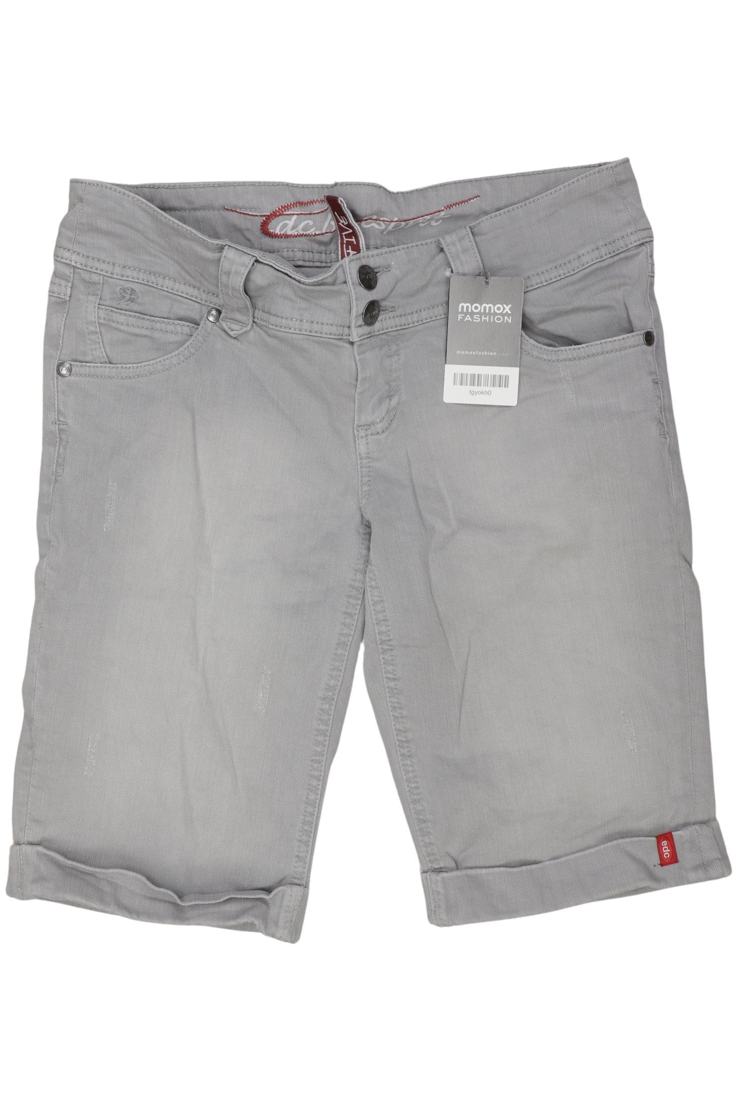 

edc by Esprit Damen Shorts, grau, Gr. 29