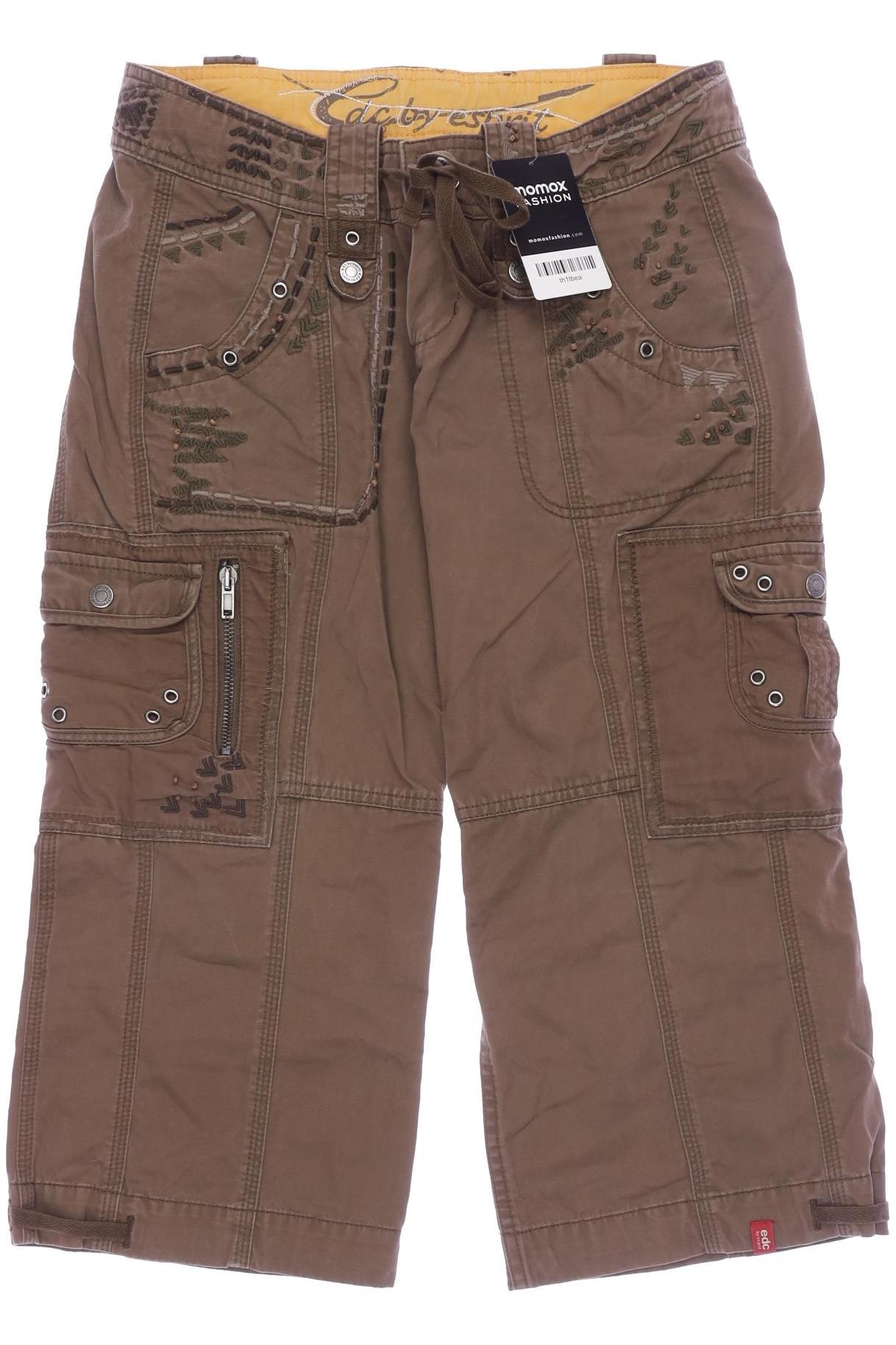 

edc by Esprit Damen Shorts, braun, Gr. 34