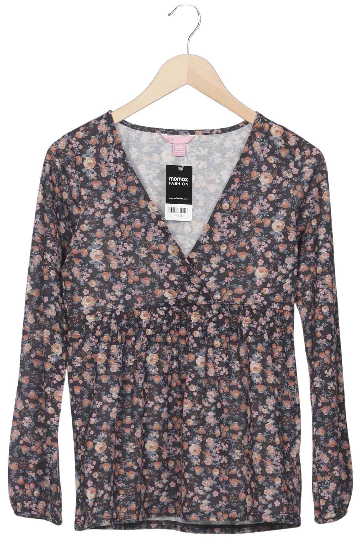 

edc by Esprit Damen Langarmshirt, grau, Gr. 38