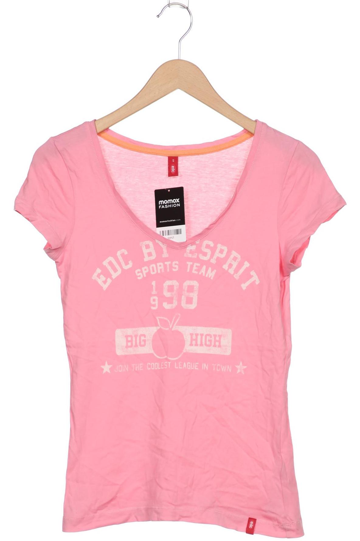 

edc by Esprit Damen T-Shirt, pink, Gr. 36