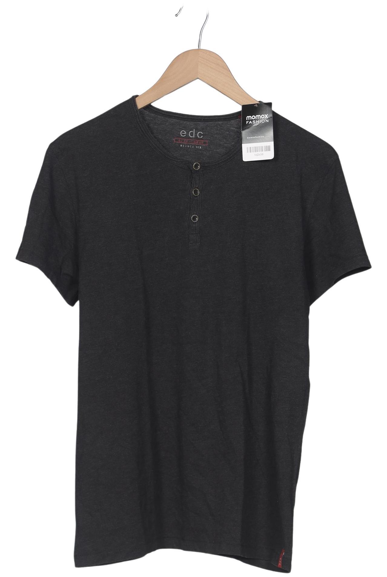 

edc by Esprit Herren T-Shirt, grau, Gr. 52