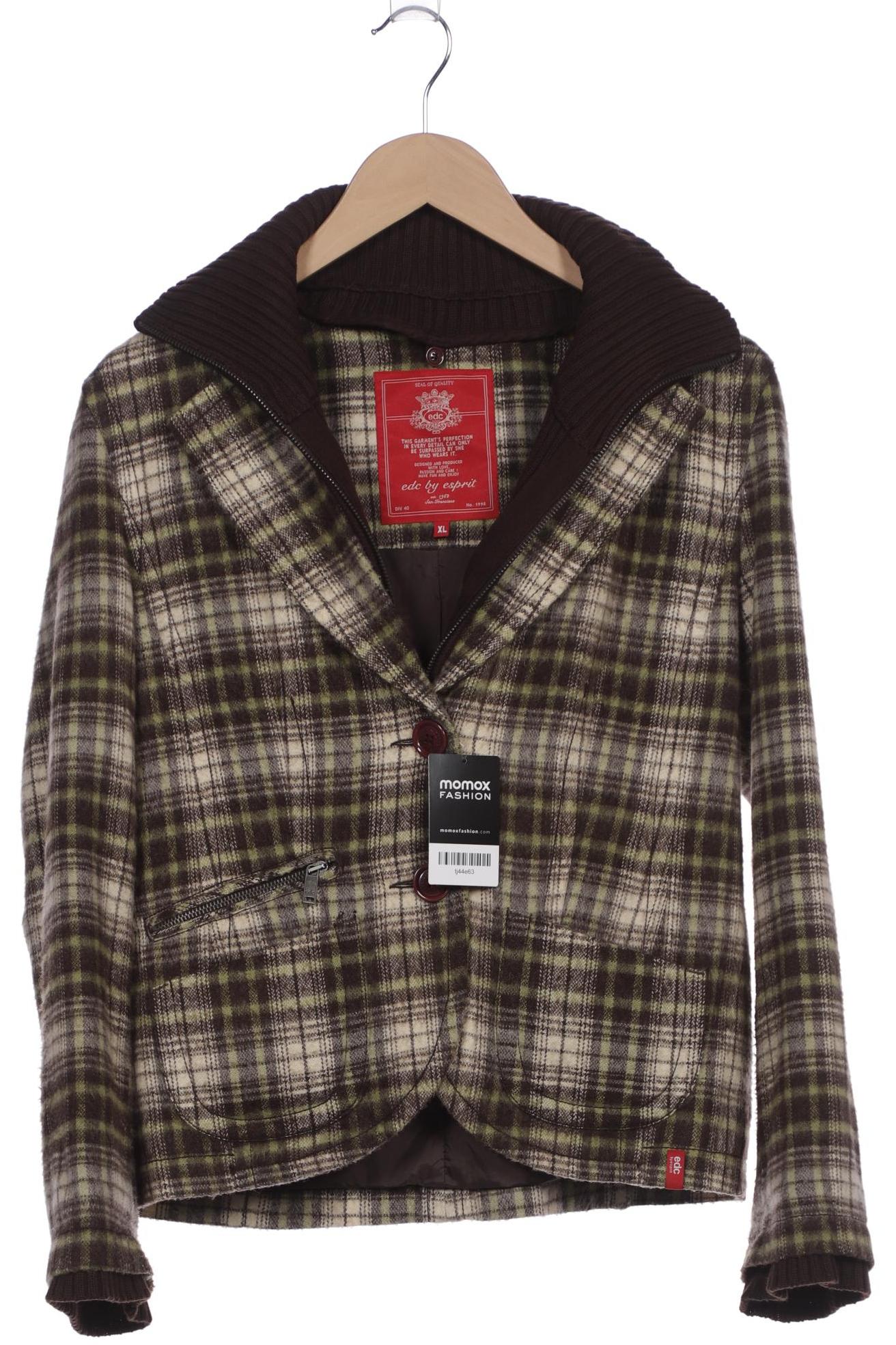 

edc by Esprit Damen Jacke, braun, Gr. 44