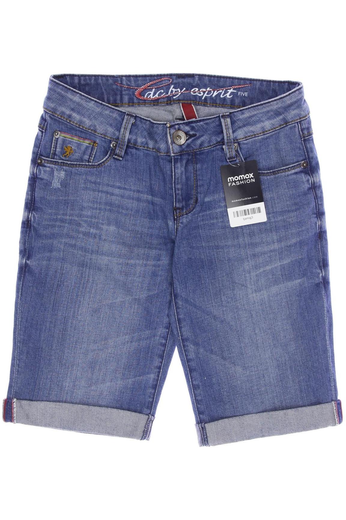 

edc by Esprit Damen Shorts, blau, Gr. 26