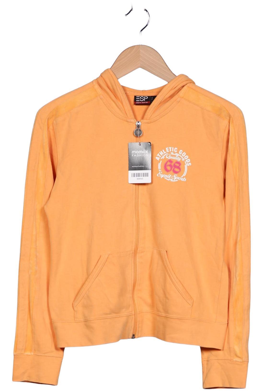 

edc by Esprit Damen Kapuzenpullover, orange, Gr. 38