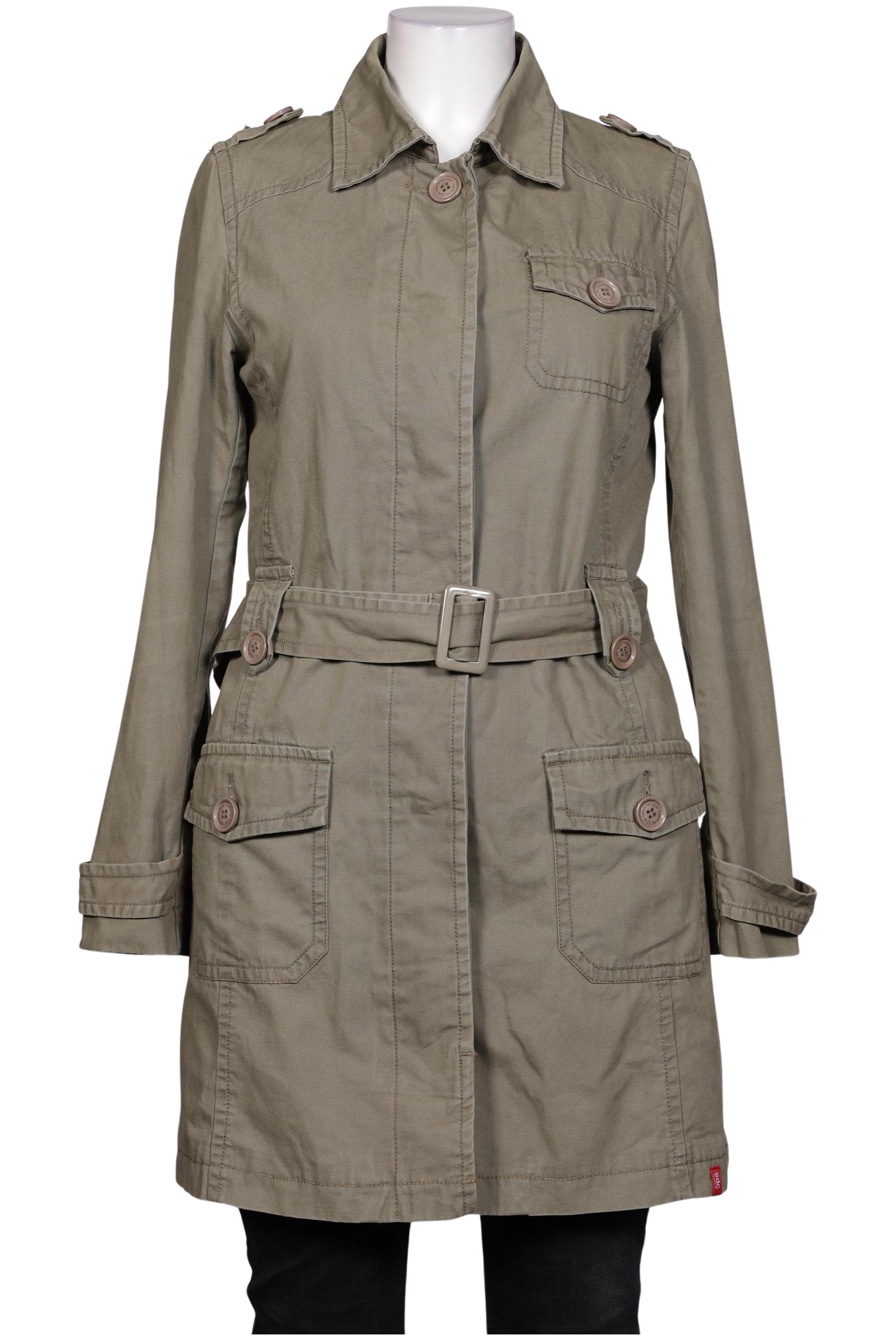 

edc by Esprit Damen Mantel, grün, Gr. 42