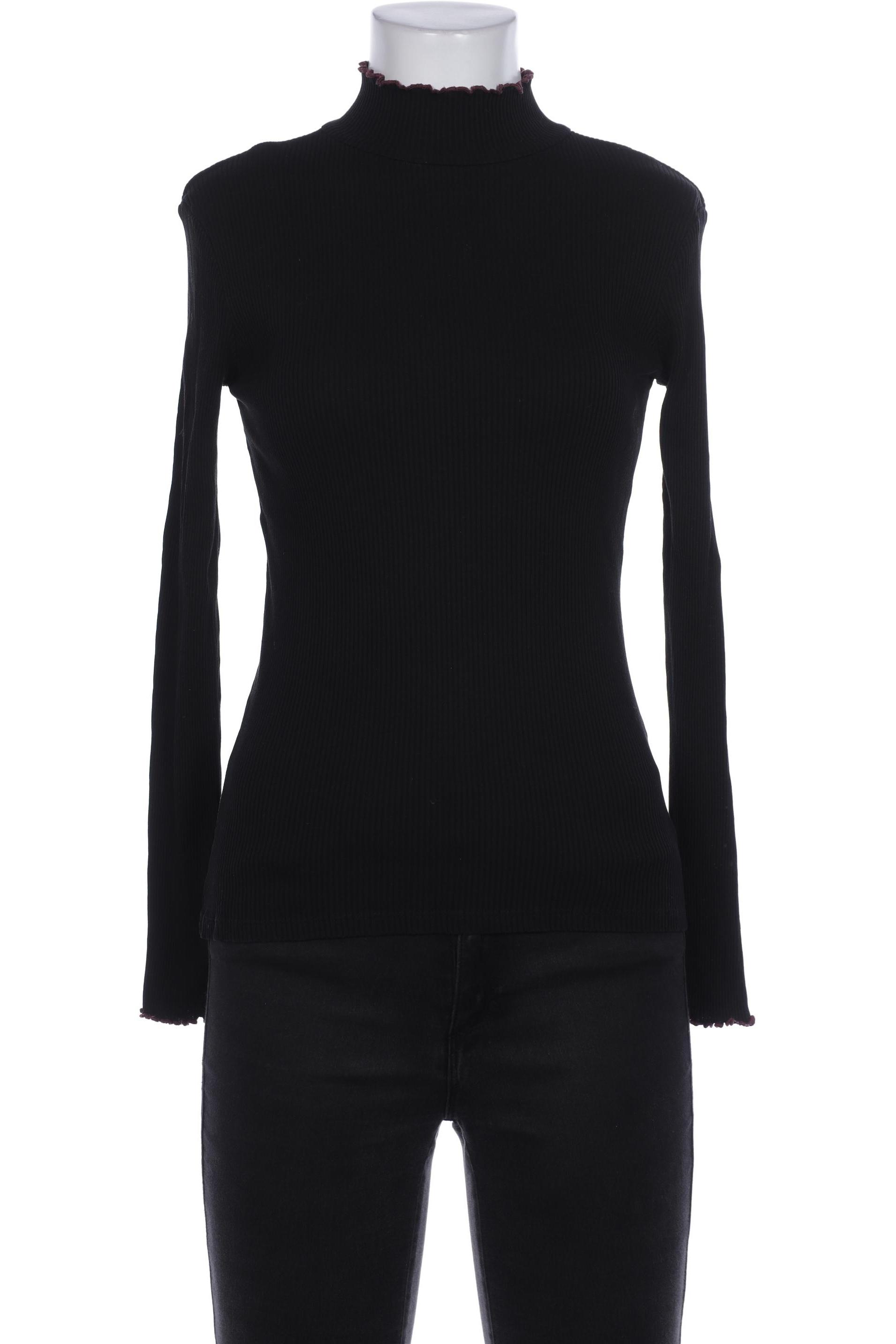 

edc by Esprit Damen Langarmshirt, schwarz, Gr. 36