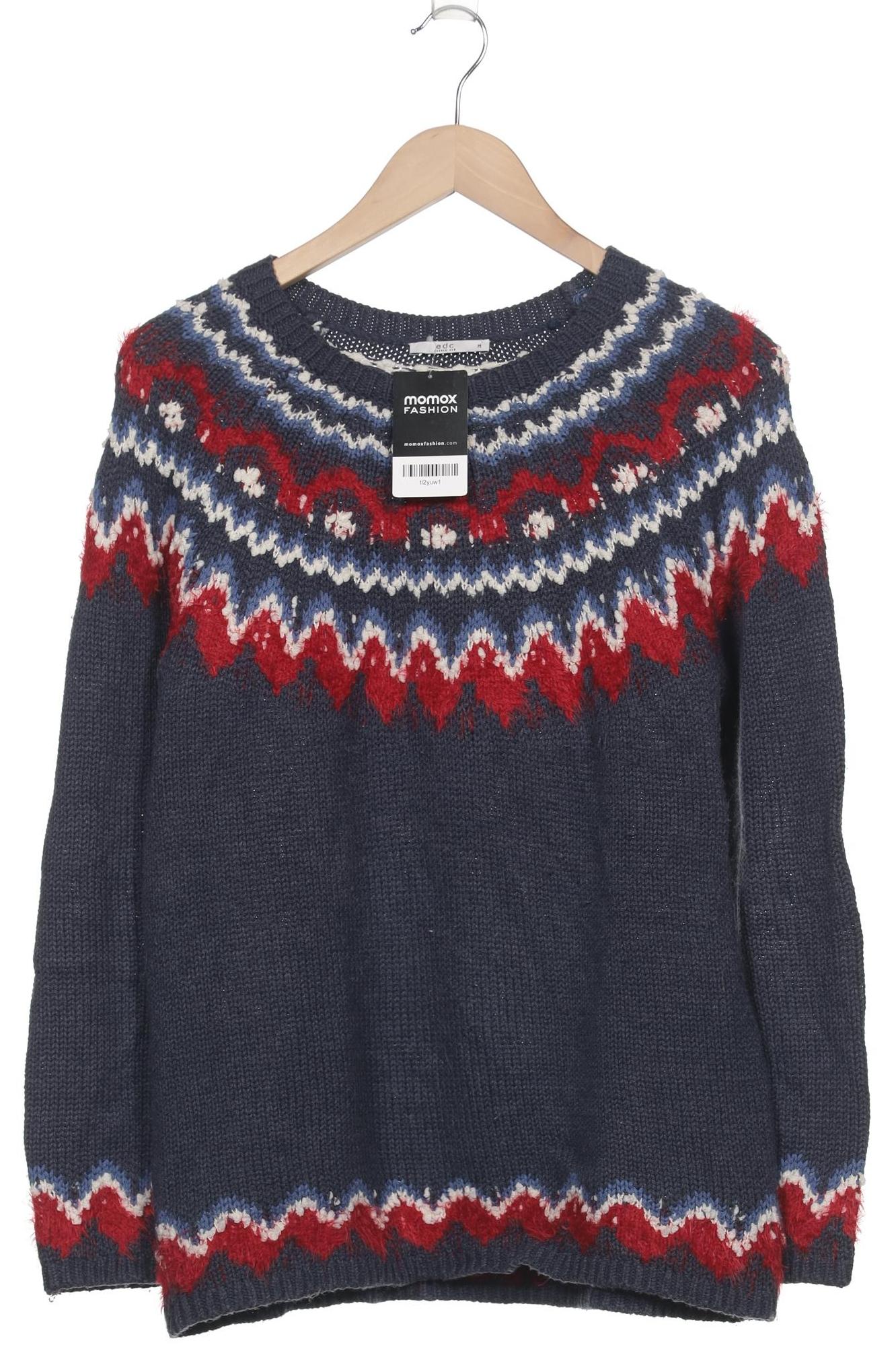 

edc by Esprit Damen Pullover, marineblau, Gr. 38
