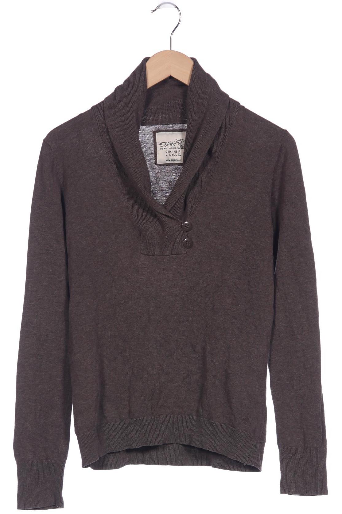 

edc by Esprit Damen Pullover, braun, Gr. 42