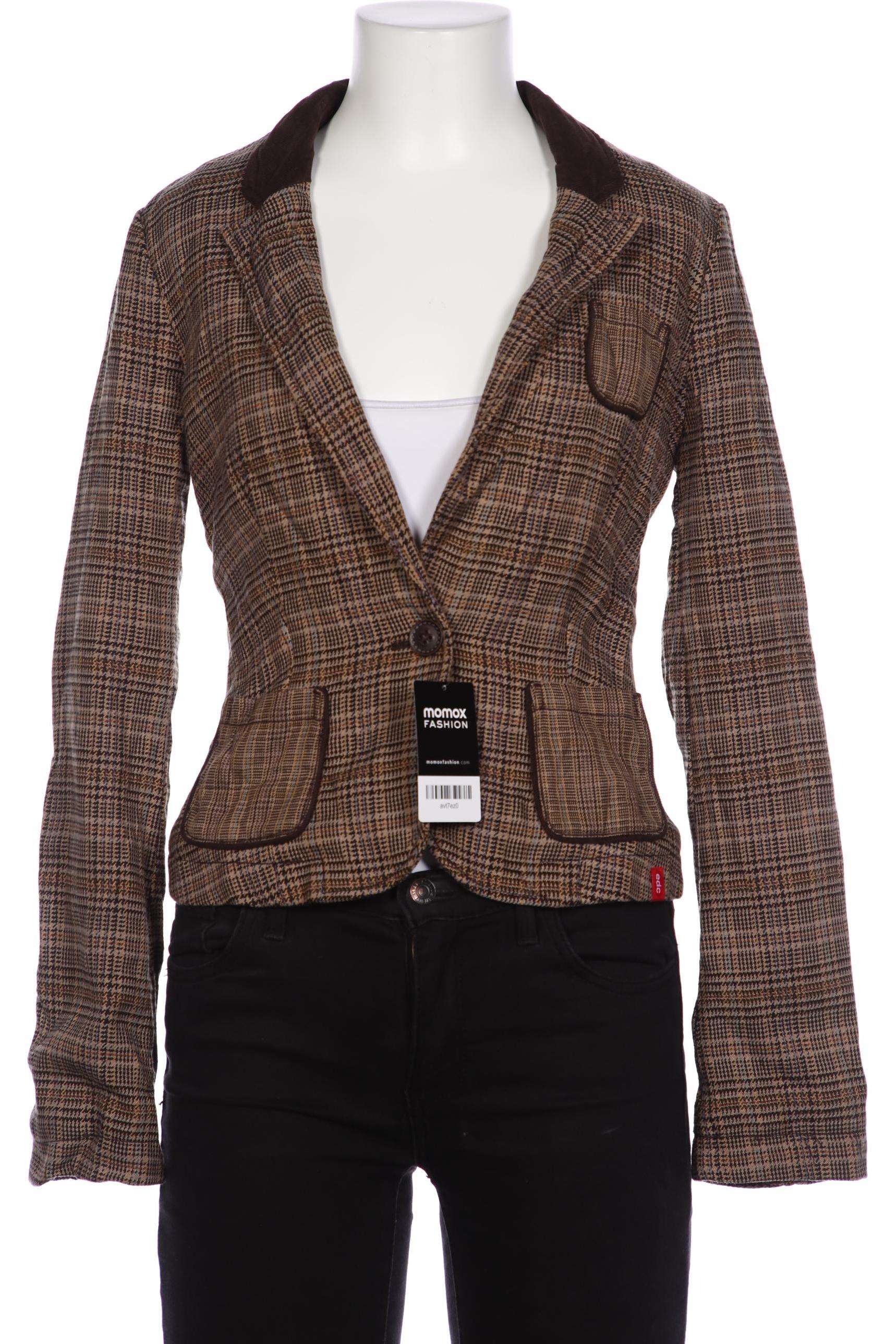 

edc by Esprit Damen Blazer, braun, Gr. 34