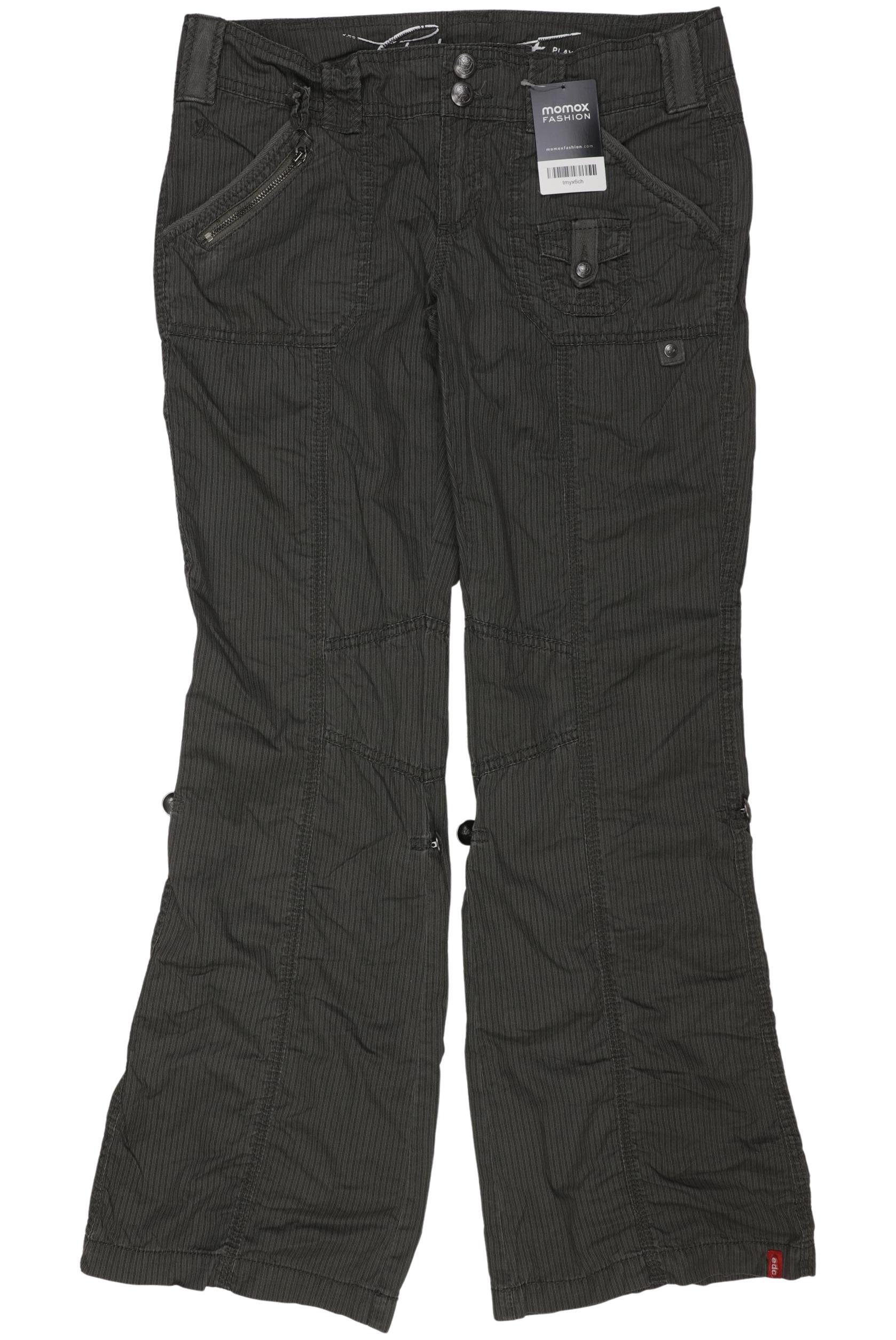 

edc by Esprit Damen Stoffhose, grau, Gr. 36