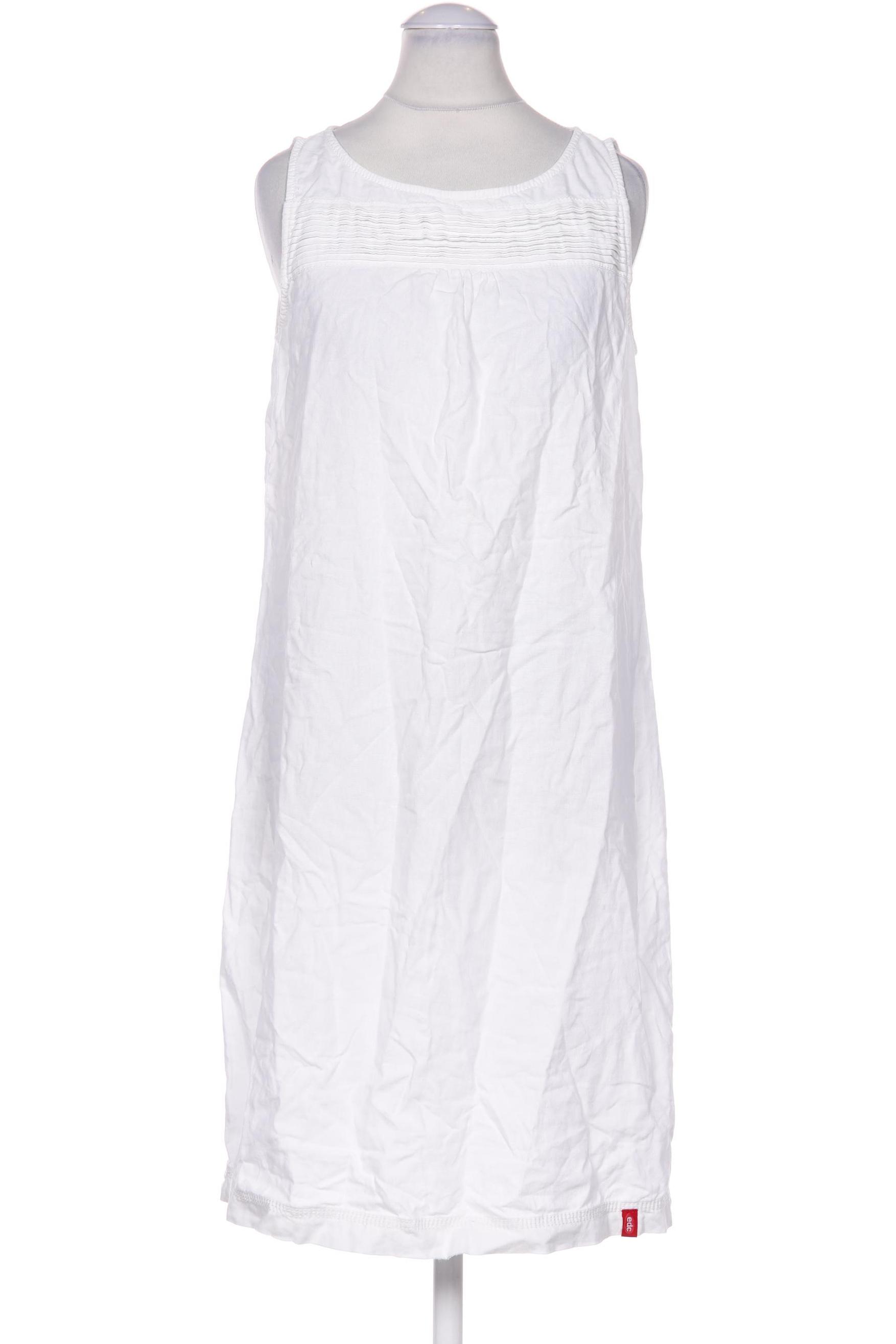 

edc by Esprit Damen Kleid, weiß, Gr. 36