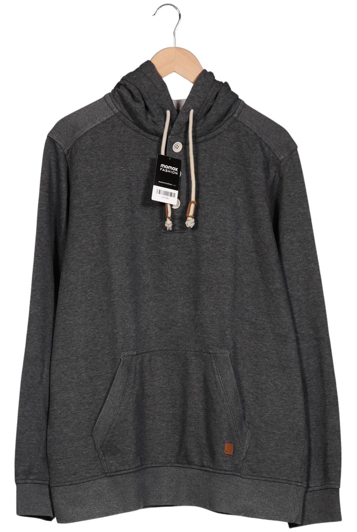 

edc by Esprit Herren Kapuzenpullover, grau, Gr. 54