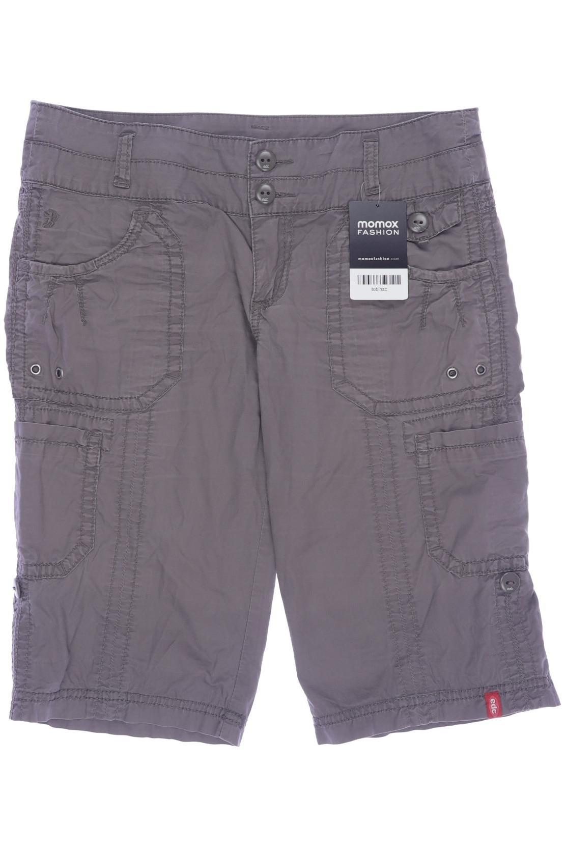 

edc by Esprit Damen Shorts, grau, Gr. 32